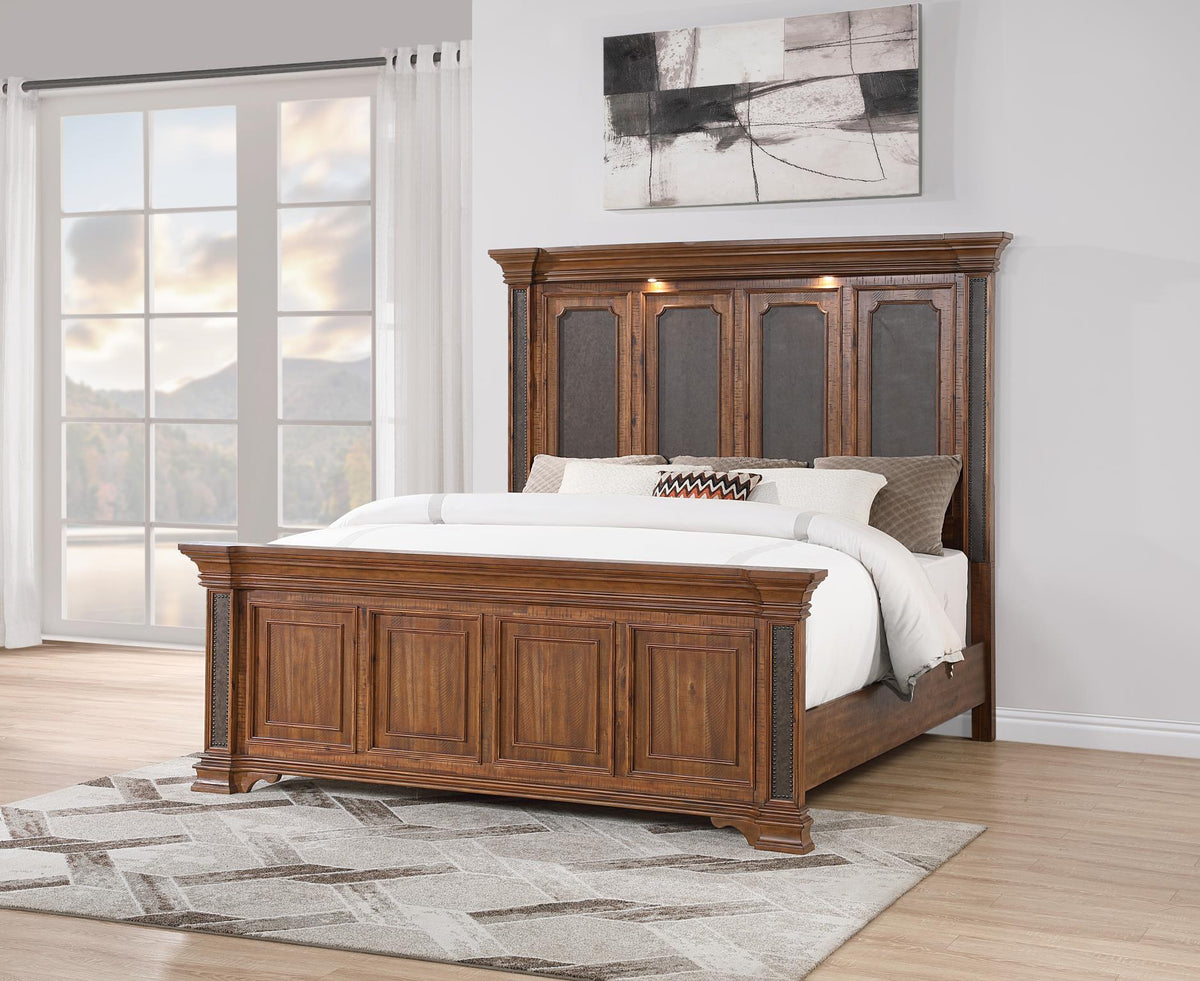 Brown Panel Bedroom Collection