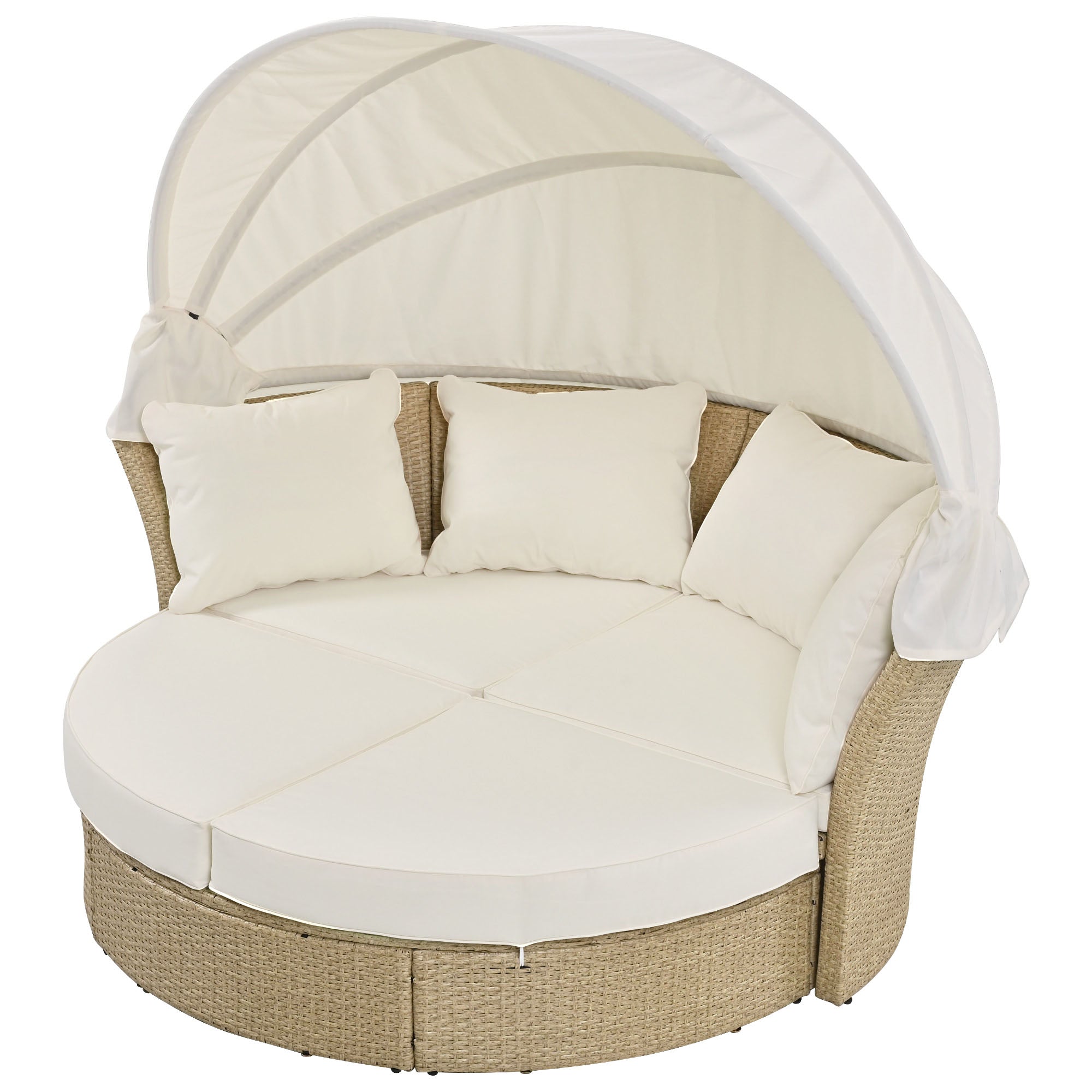 Daybed Outdoor Canopy Daybed Canopy Design - Beige