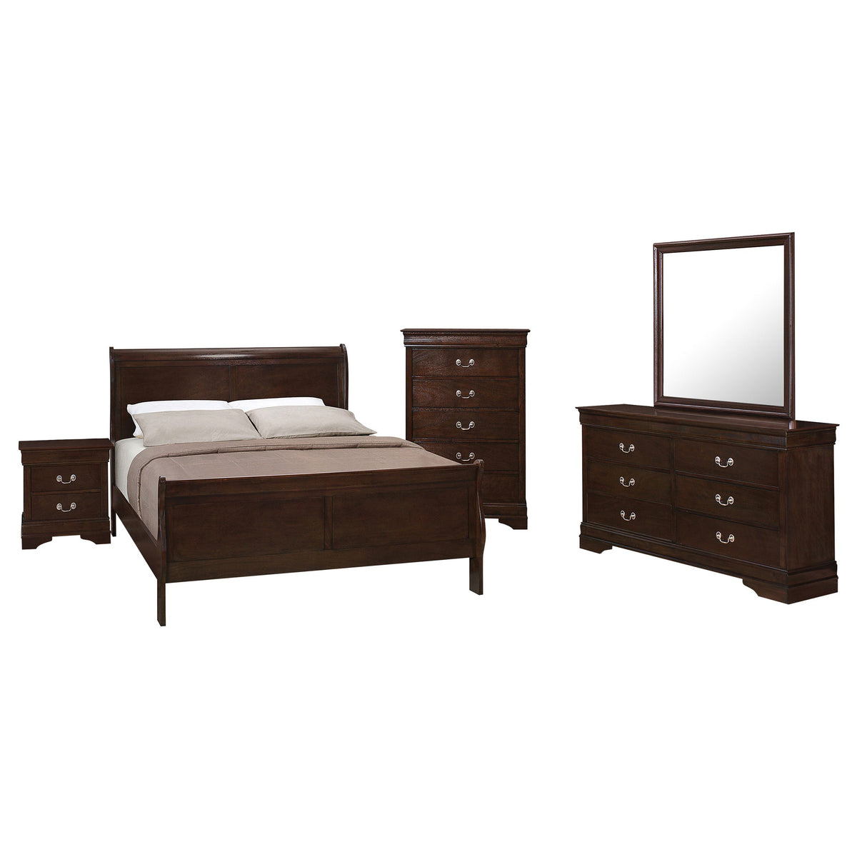 Louis Philippe Bedroom Sets