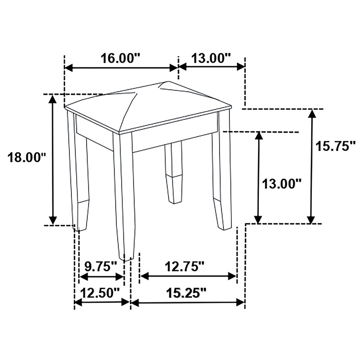 Felicity Makeup Vanity Stools