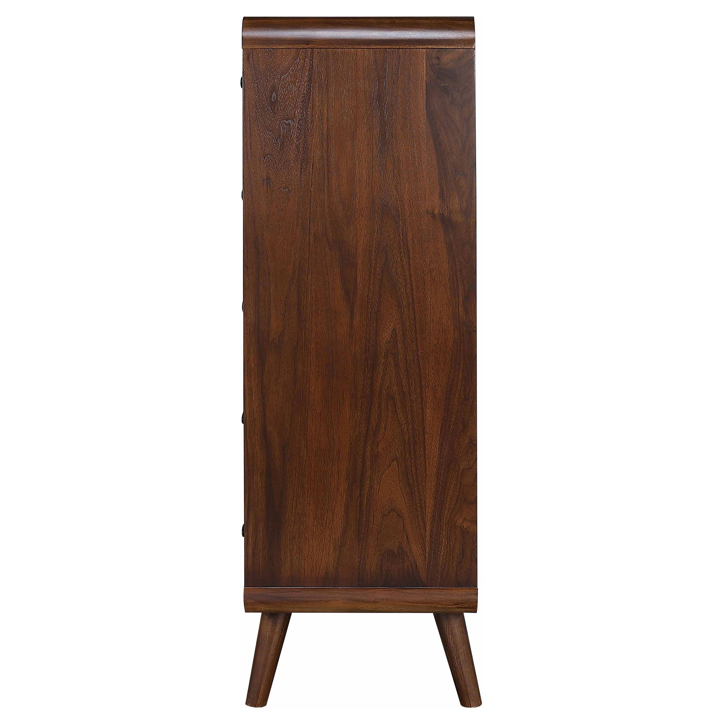 Robyn 5-drawer Dark Walnut Bedroom Chest of Drawers