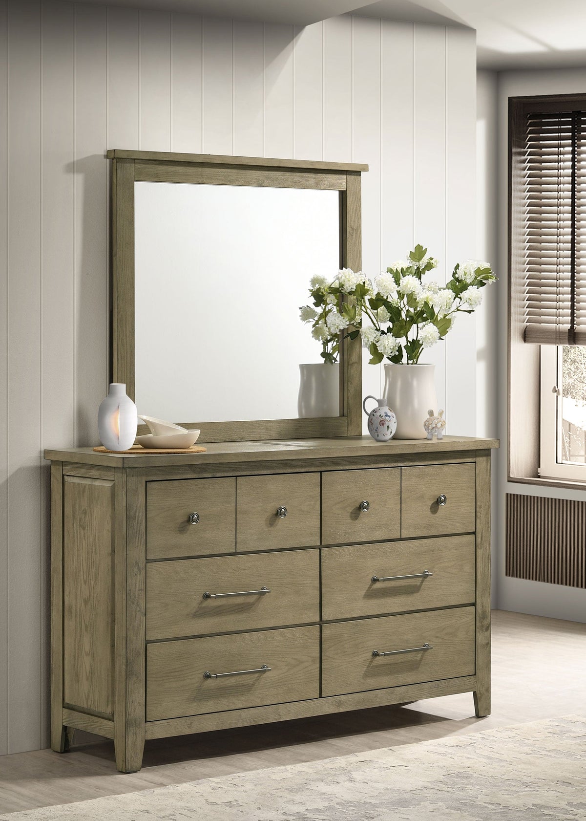 Hazlewood Dresser with Mirrors