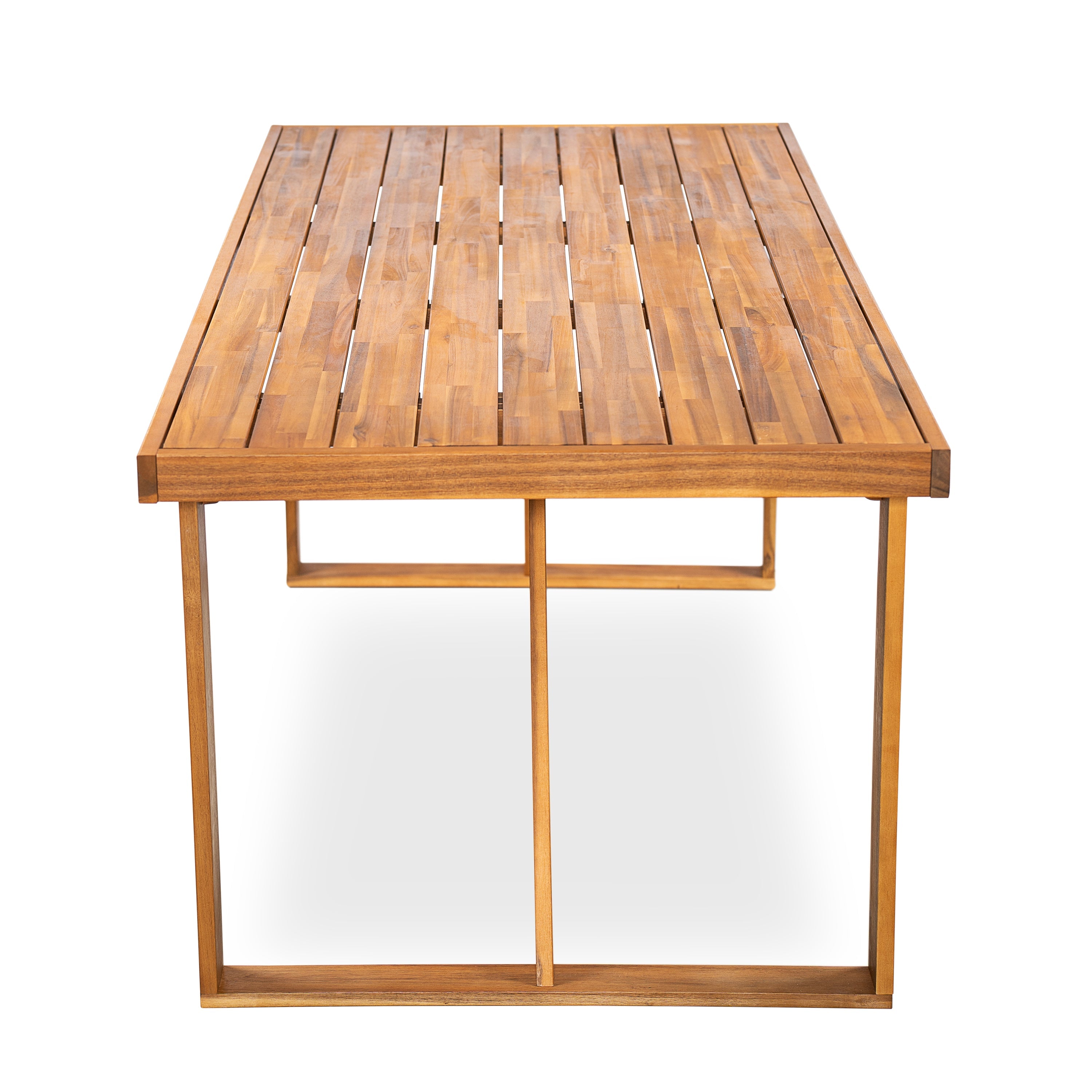 Outdoor Dining Set Acacia Wood Garden - Teak