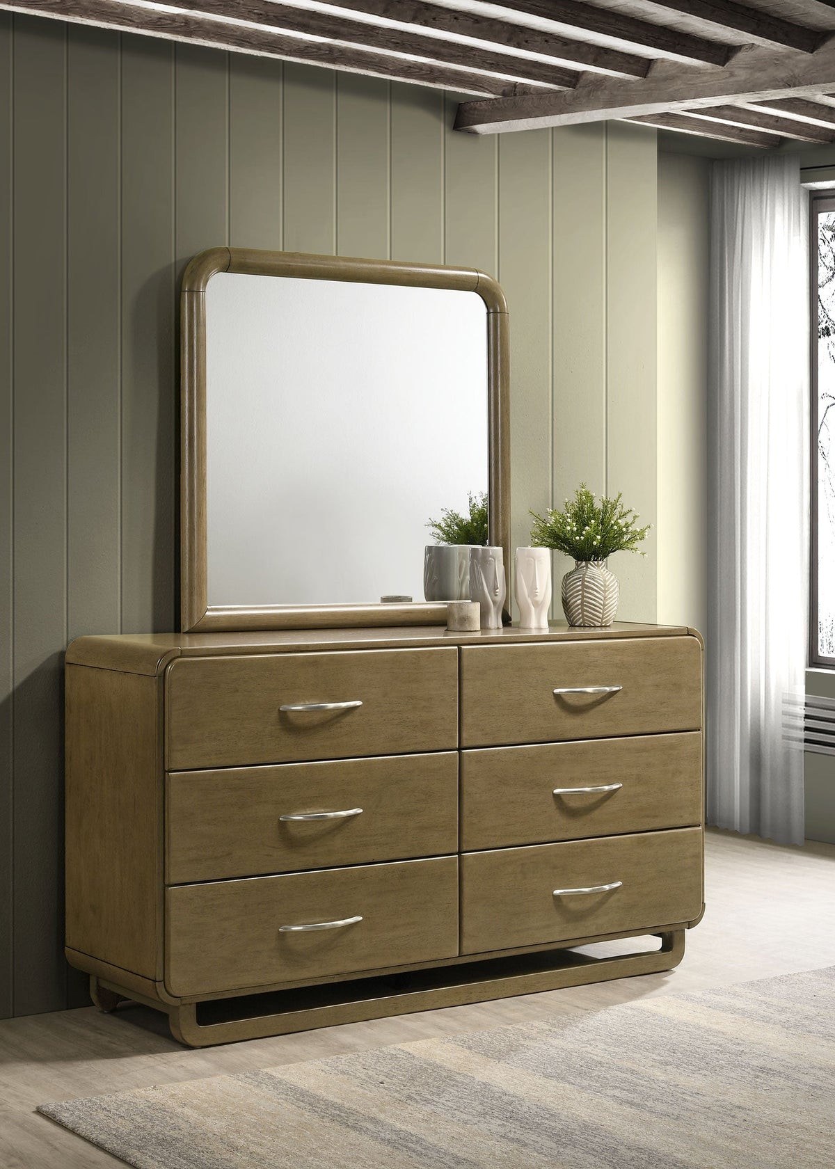 Amsbury Dresser with Mirrors