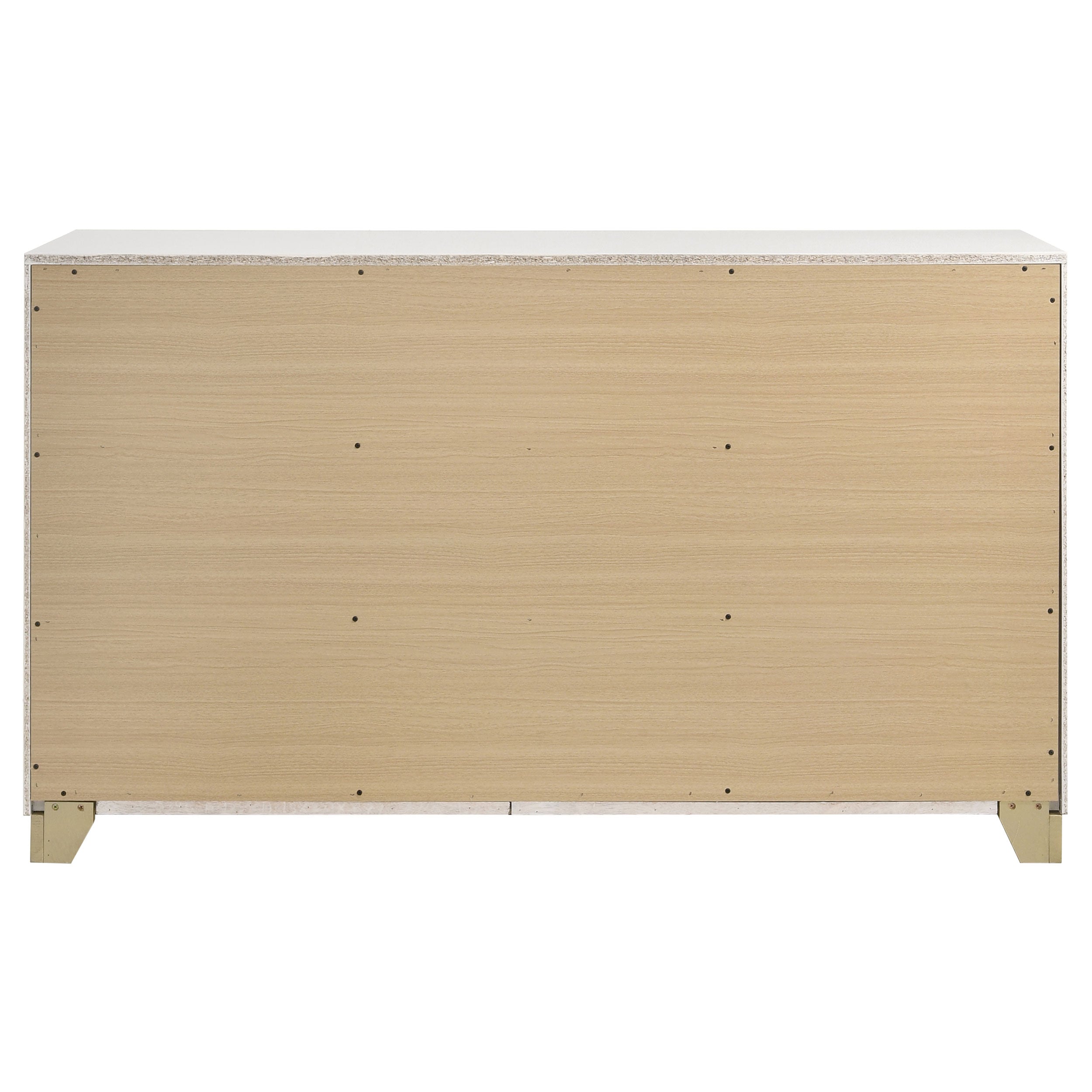Caraway 6-drawer White Dresser