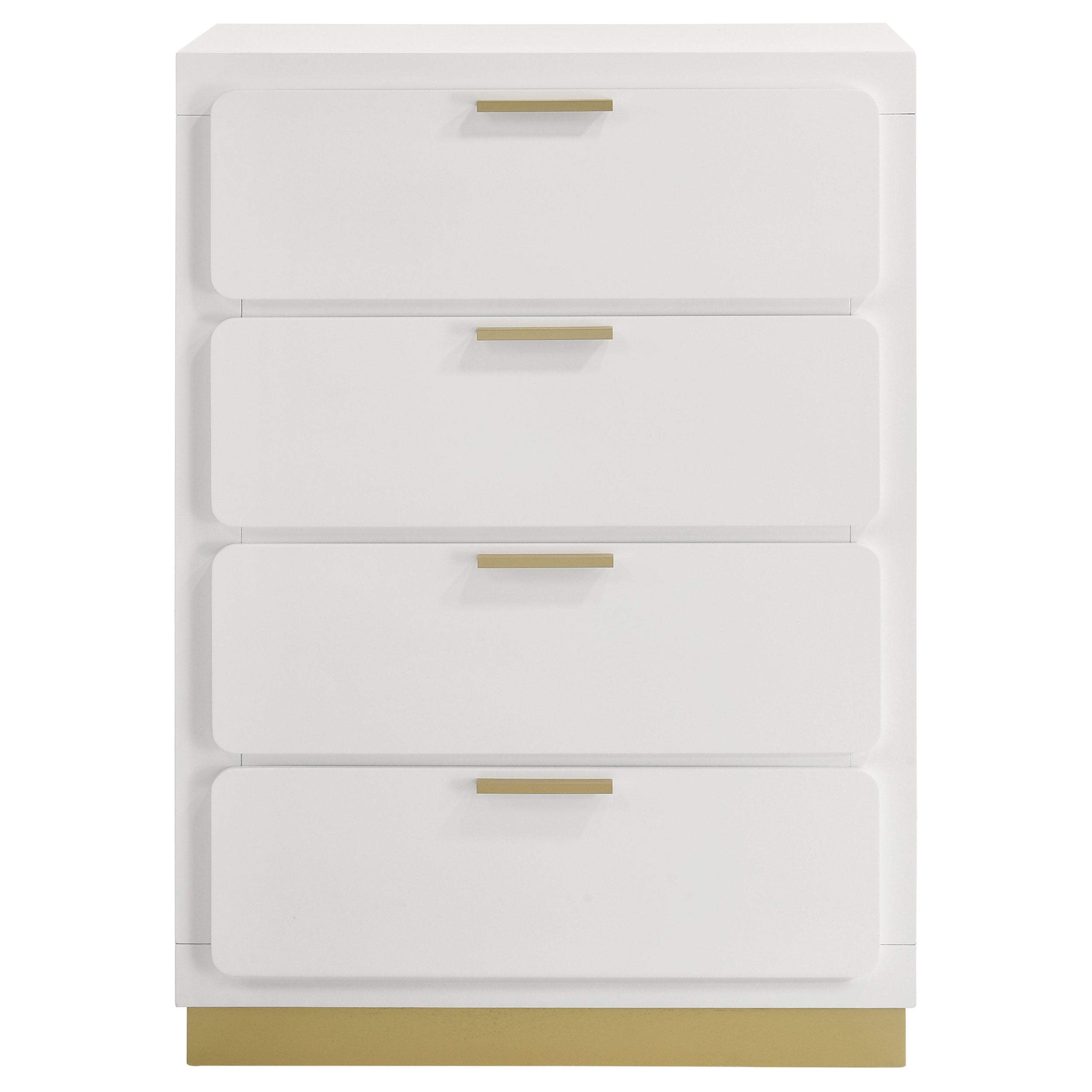 Caraway 4-drawer Bedroom Chest - White
