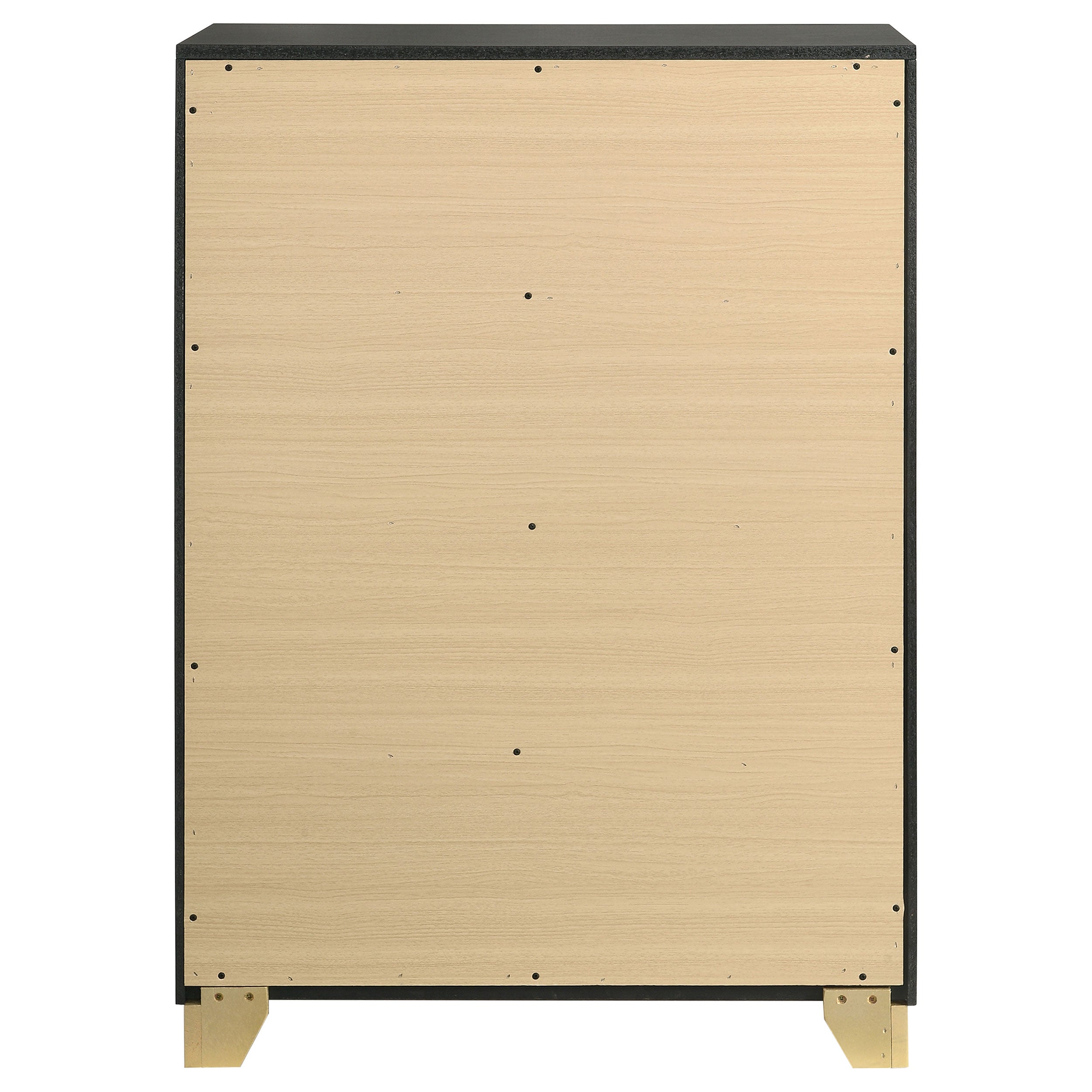 Caraway 4-drawer Bedroom Chest - Black