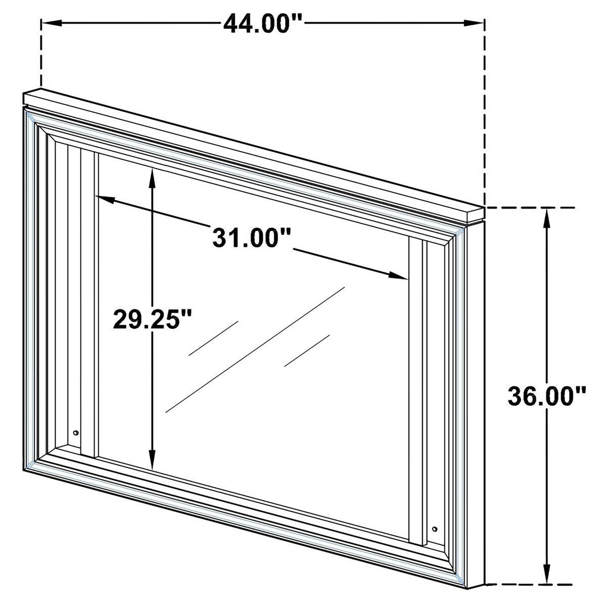 Marmore Dresser Mirrors
