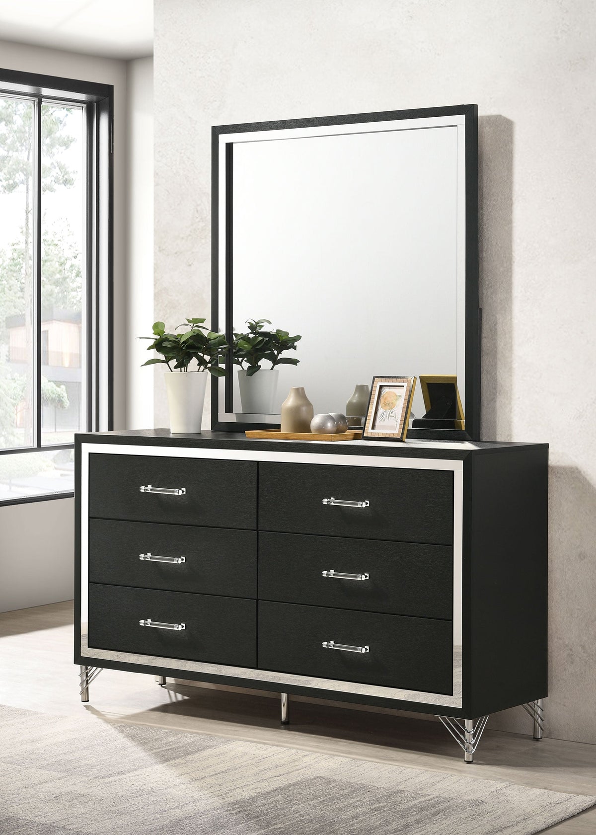 Lucia Dresser with Mirrors
