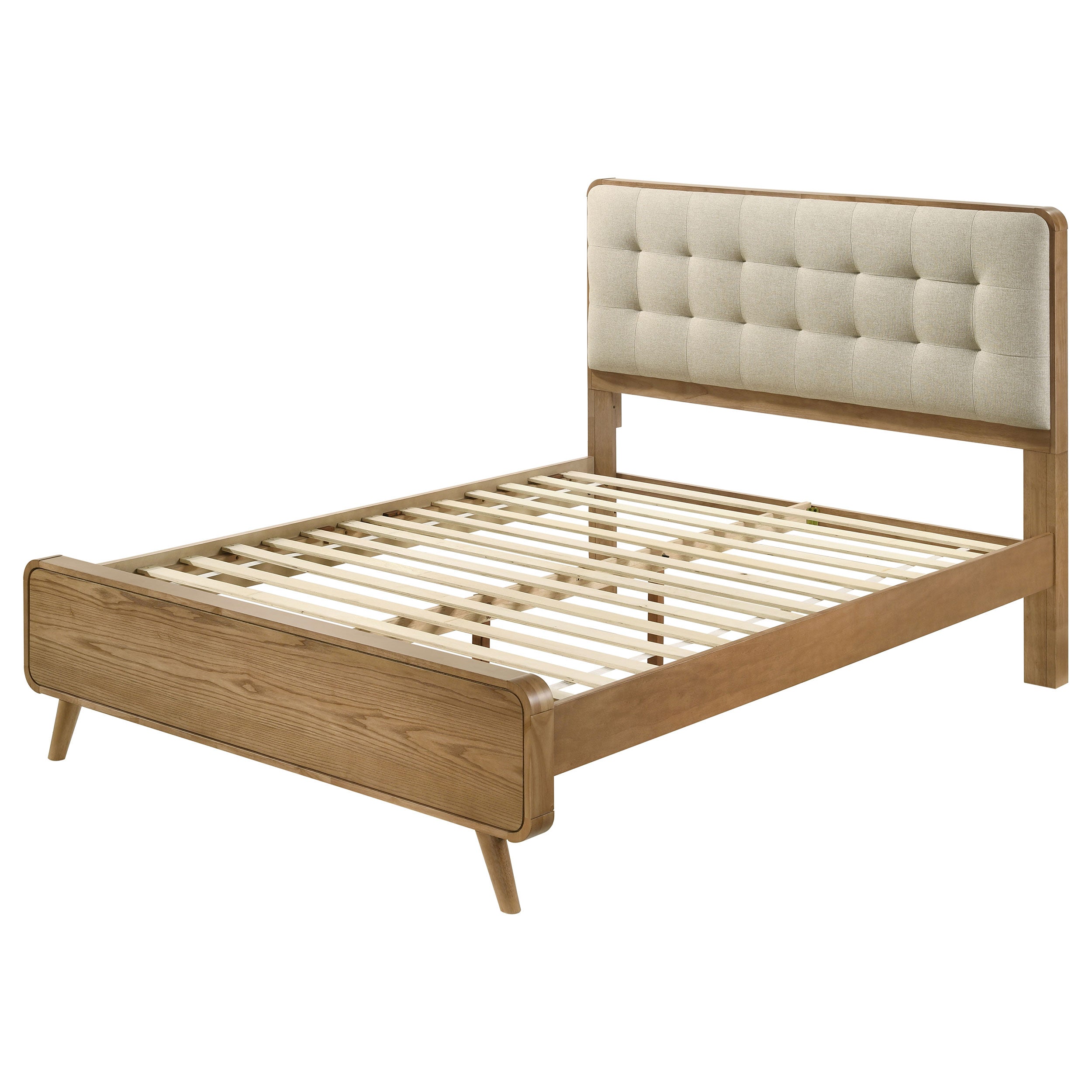 Robyn Light Ash Wood Platform Bed
