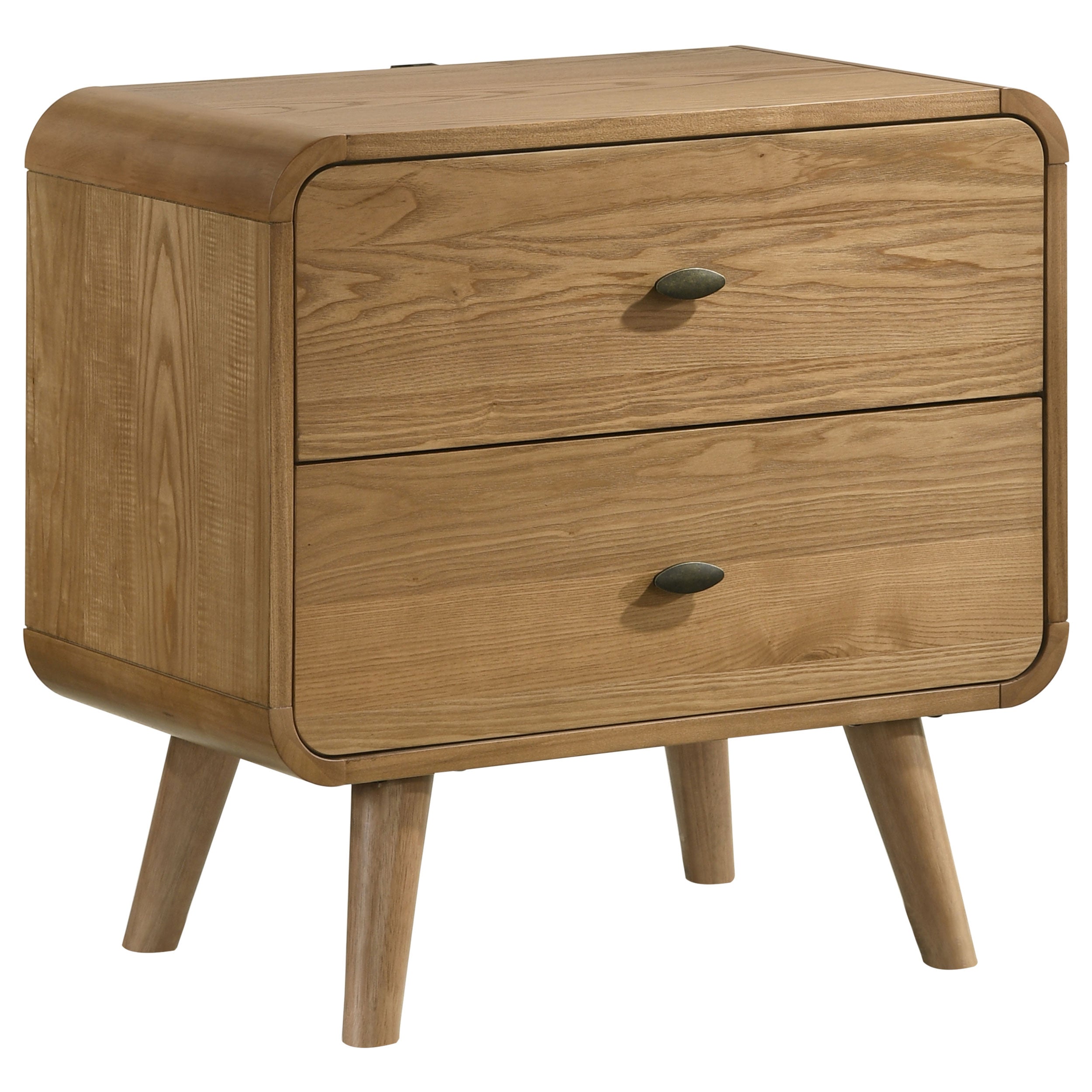Robyn 2-drawer Light Ash Nightstand Bedside Table