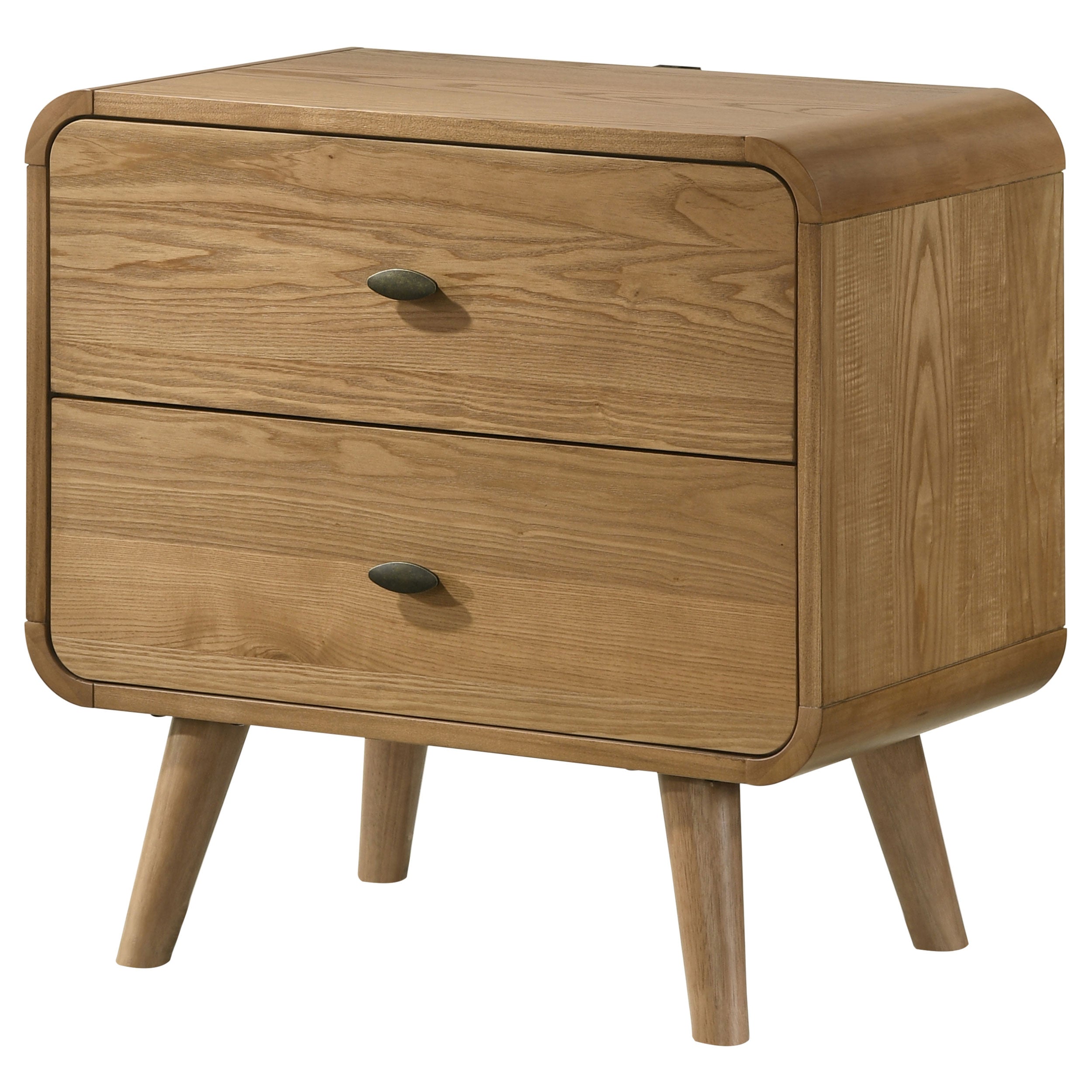 Robyn 2-drawer Light Ash Nightstand Bedside Table
