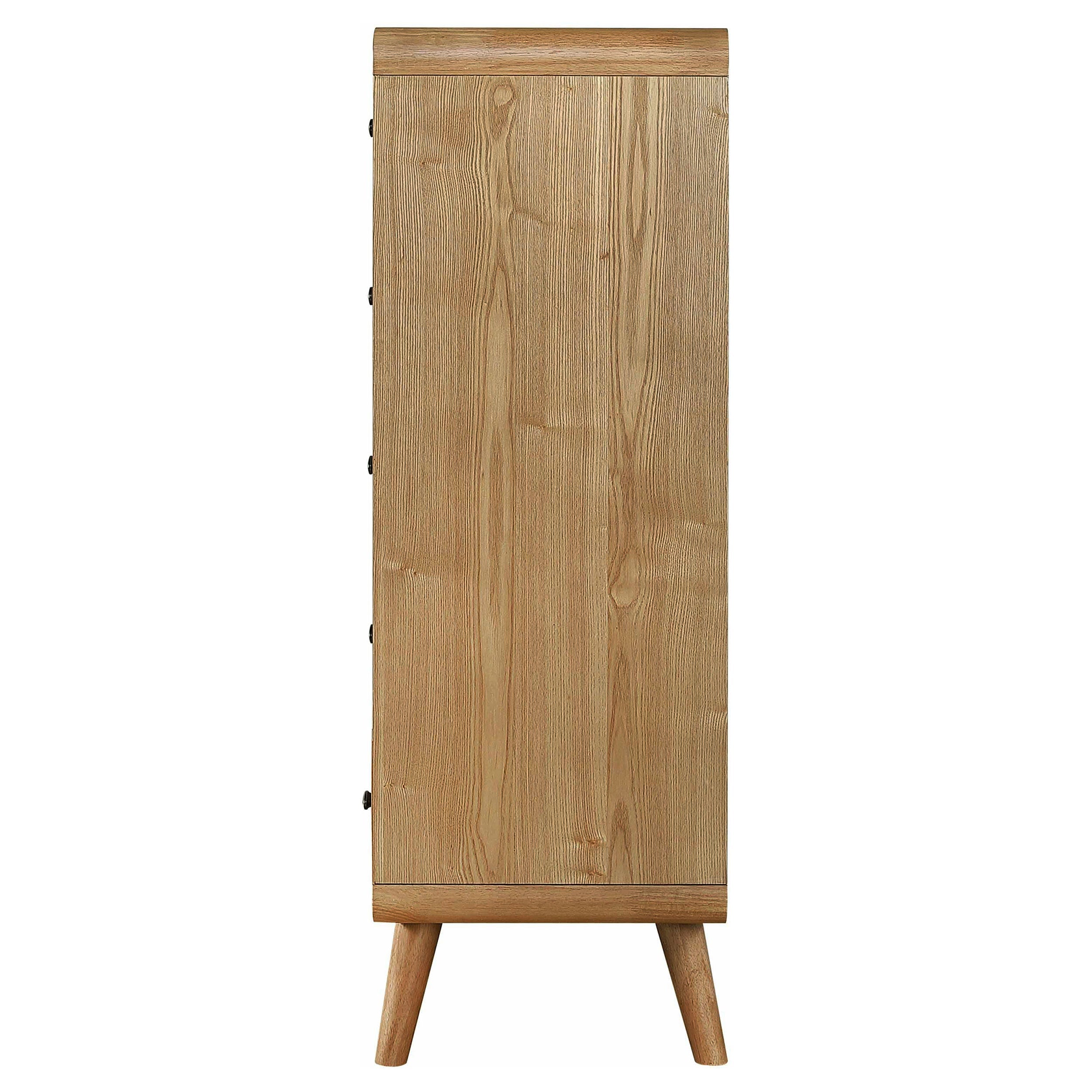Robyn 5-drawer Light Ash Bedroom Chest of Drawers