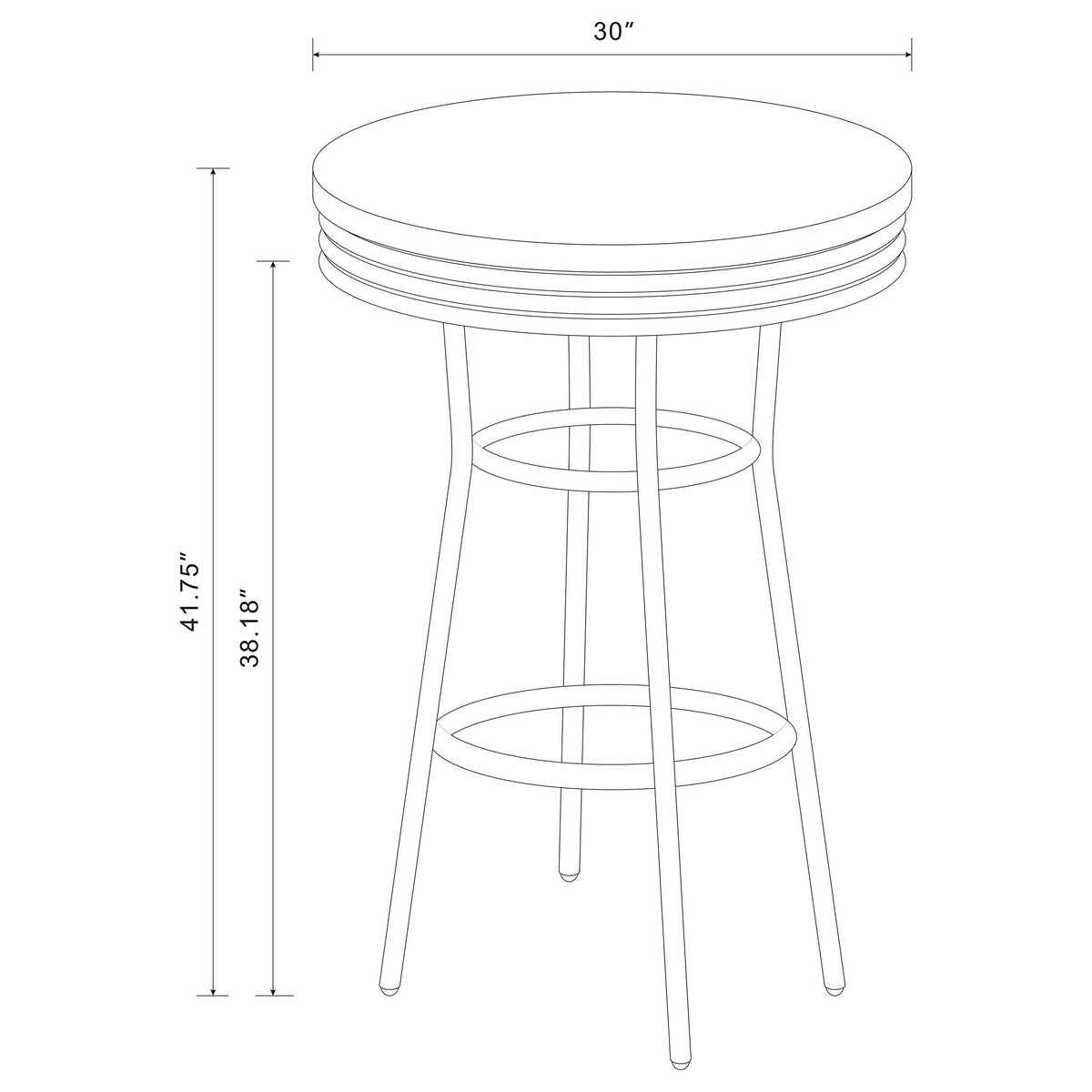 Retro Bar Tables