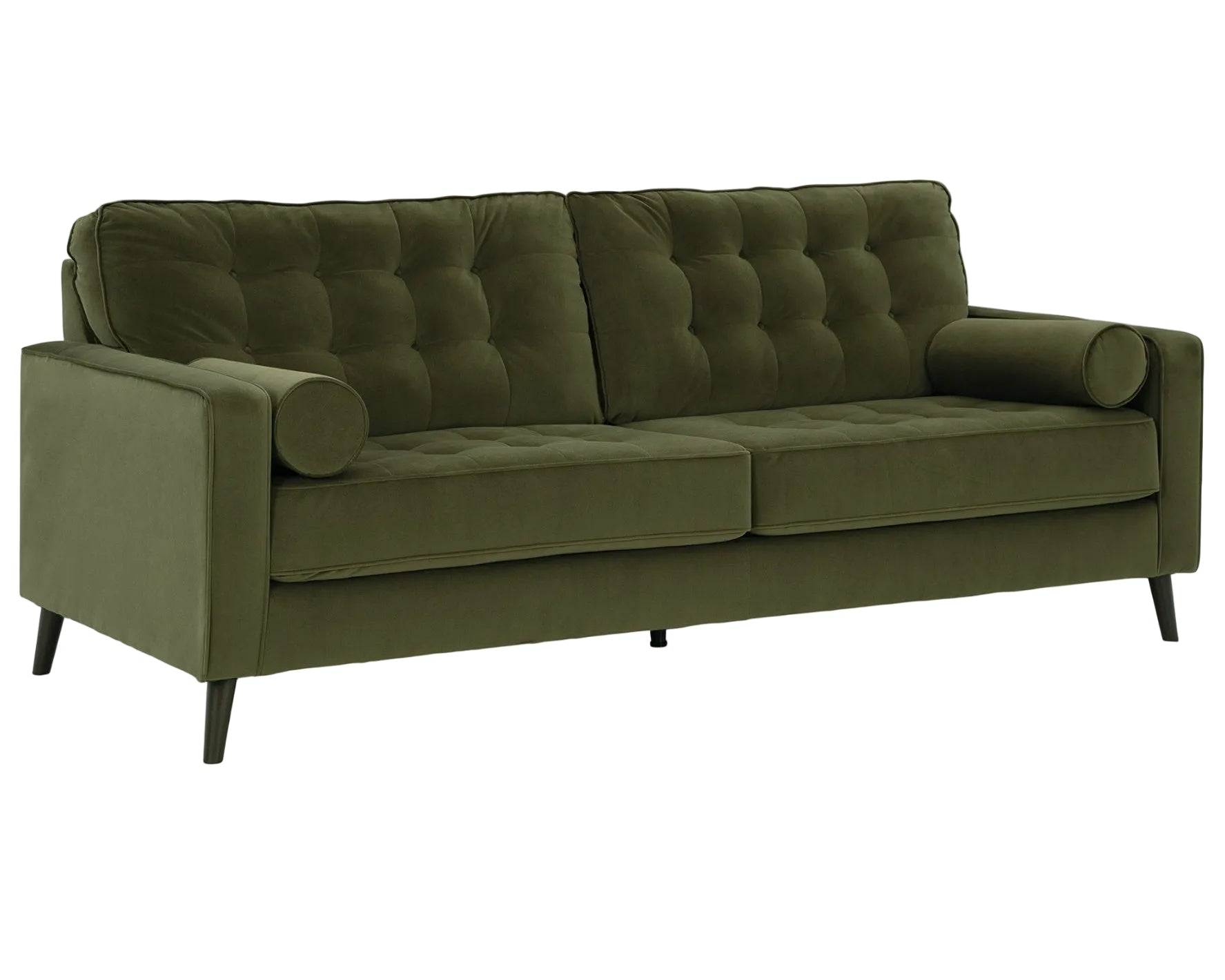 Reveon Lakes Green Velvet Sofa