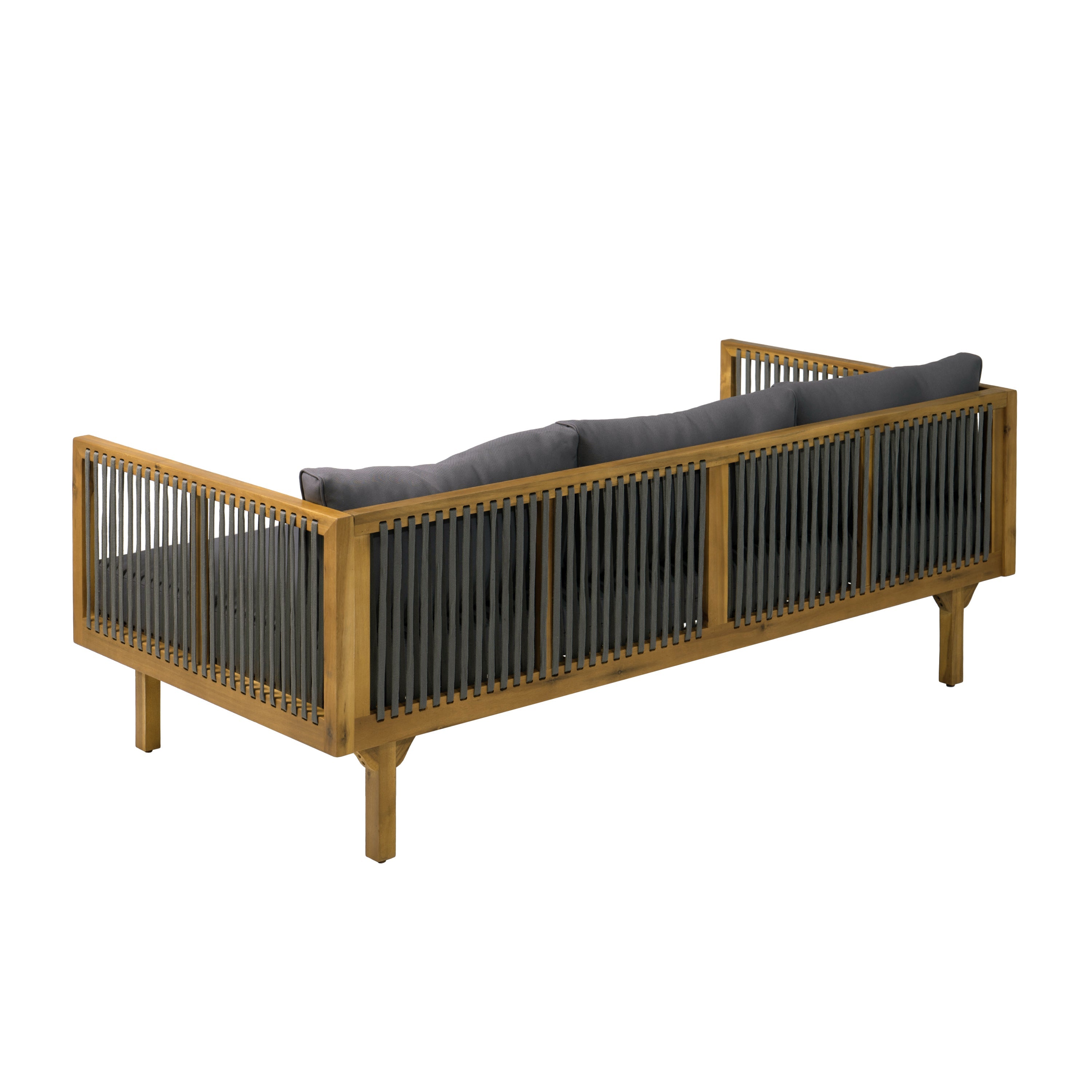 Outdoor Coffee Table Water-Resistant Cushions - Teak
