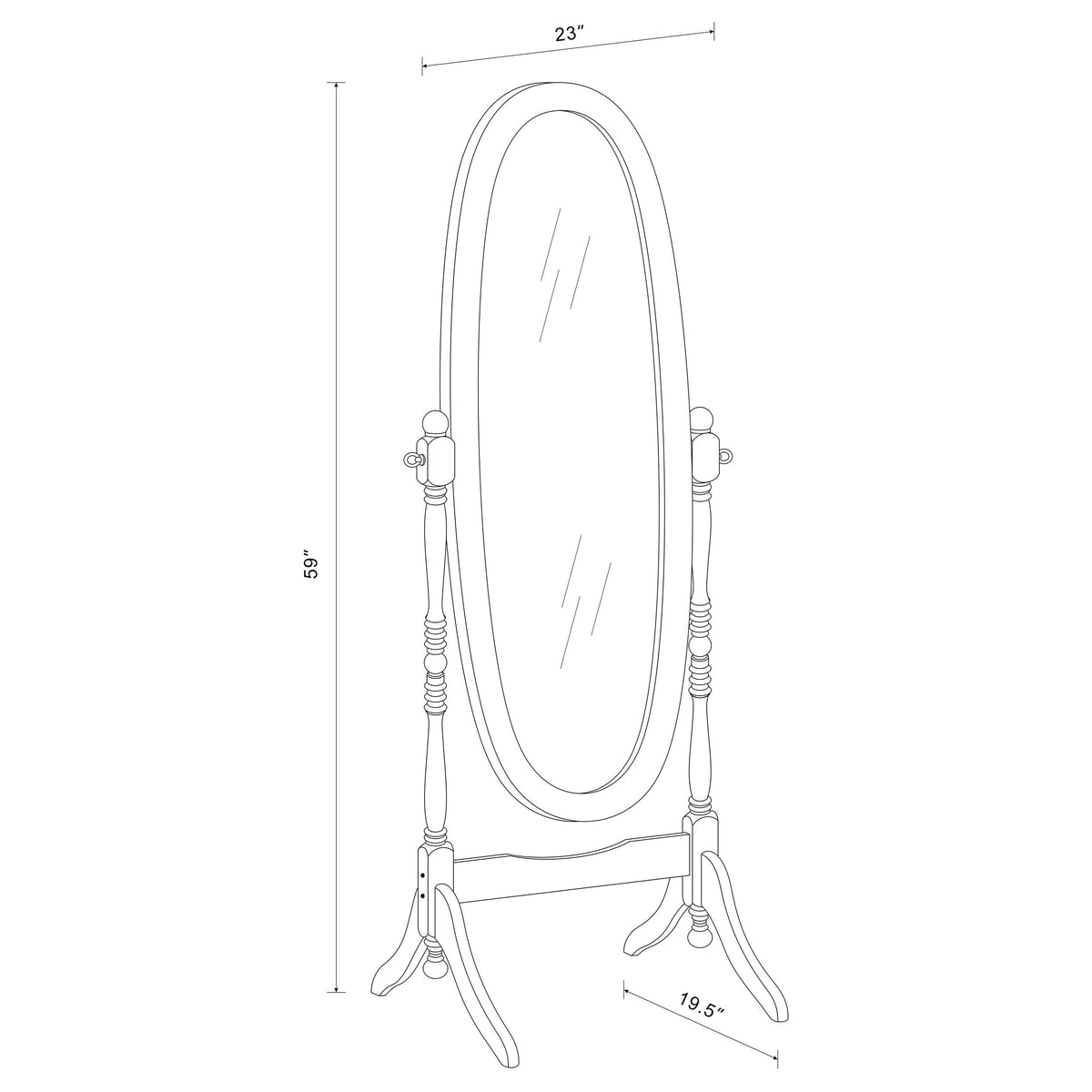 Foyet Cheval Mirrors