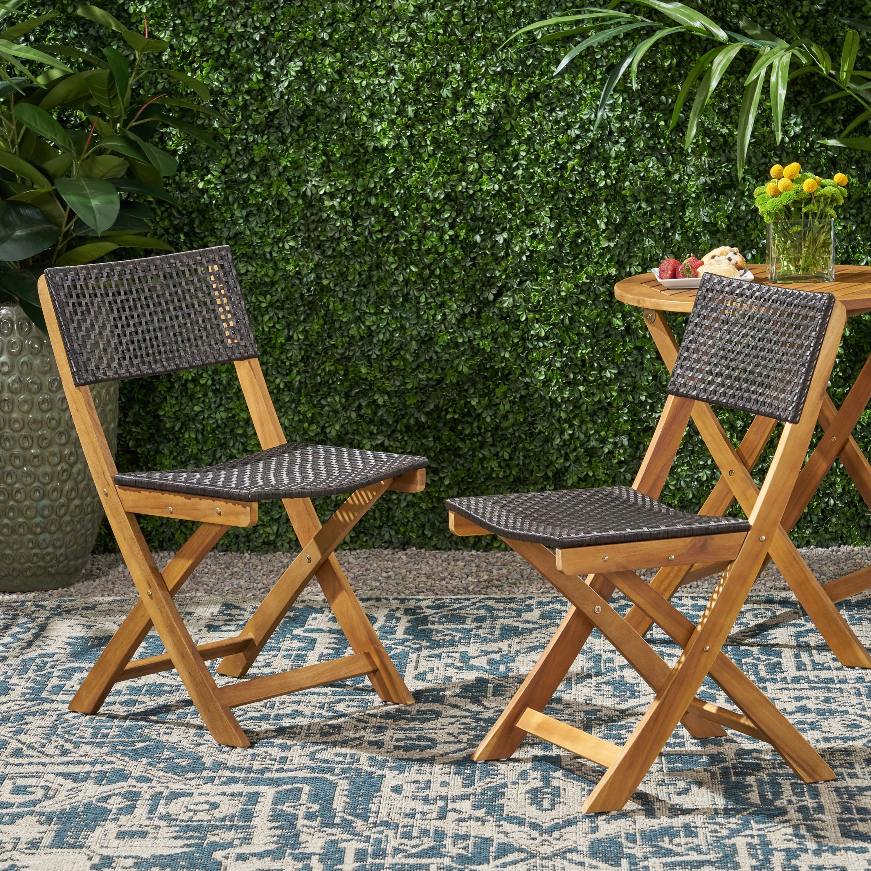 Evergreen Outdoor Furniture Rattan Frame - Brown
