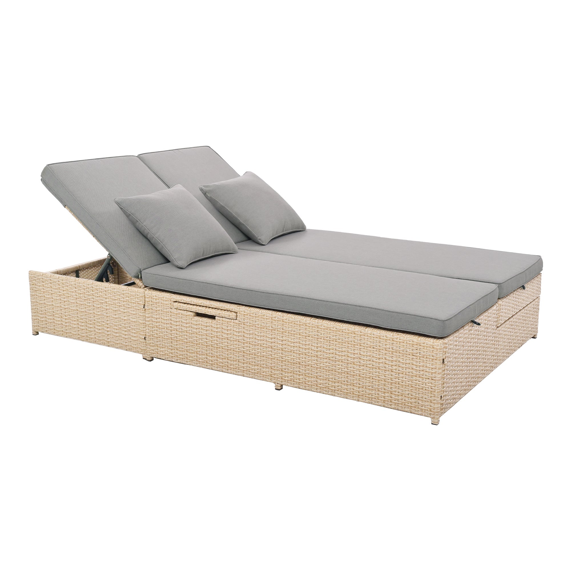 Topmax Outdoor Furniture Adjustable Back - Brown