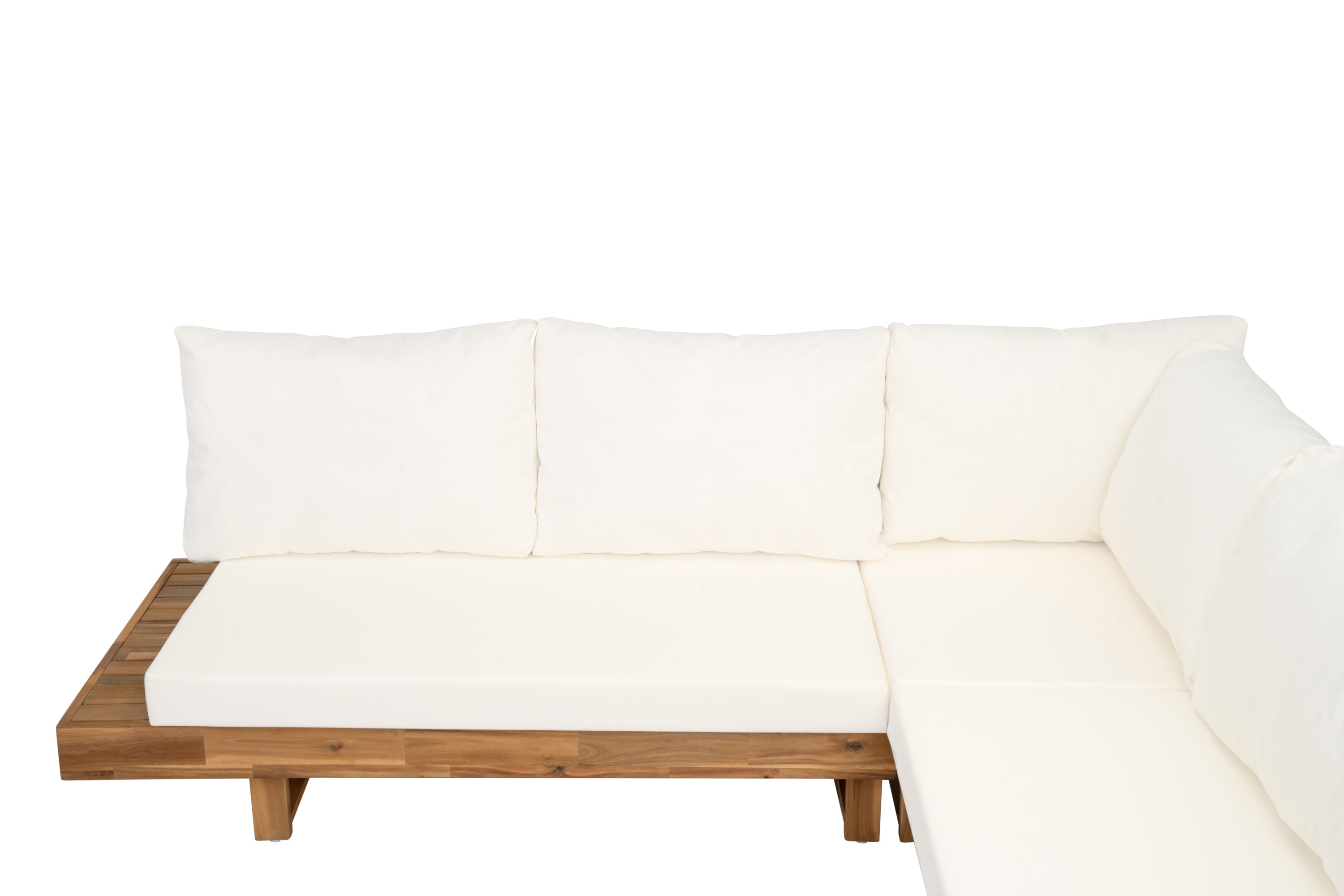 Outdoor Sectional Set Acacia Wood