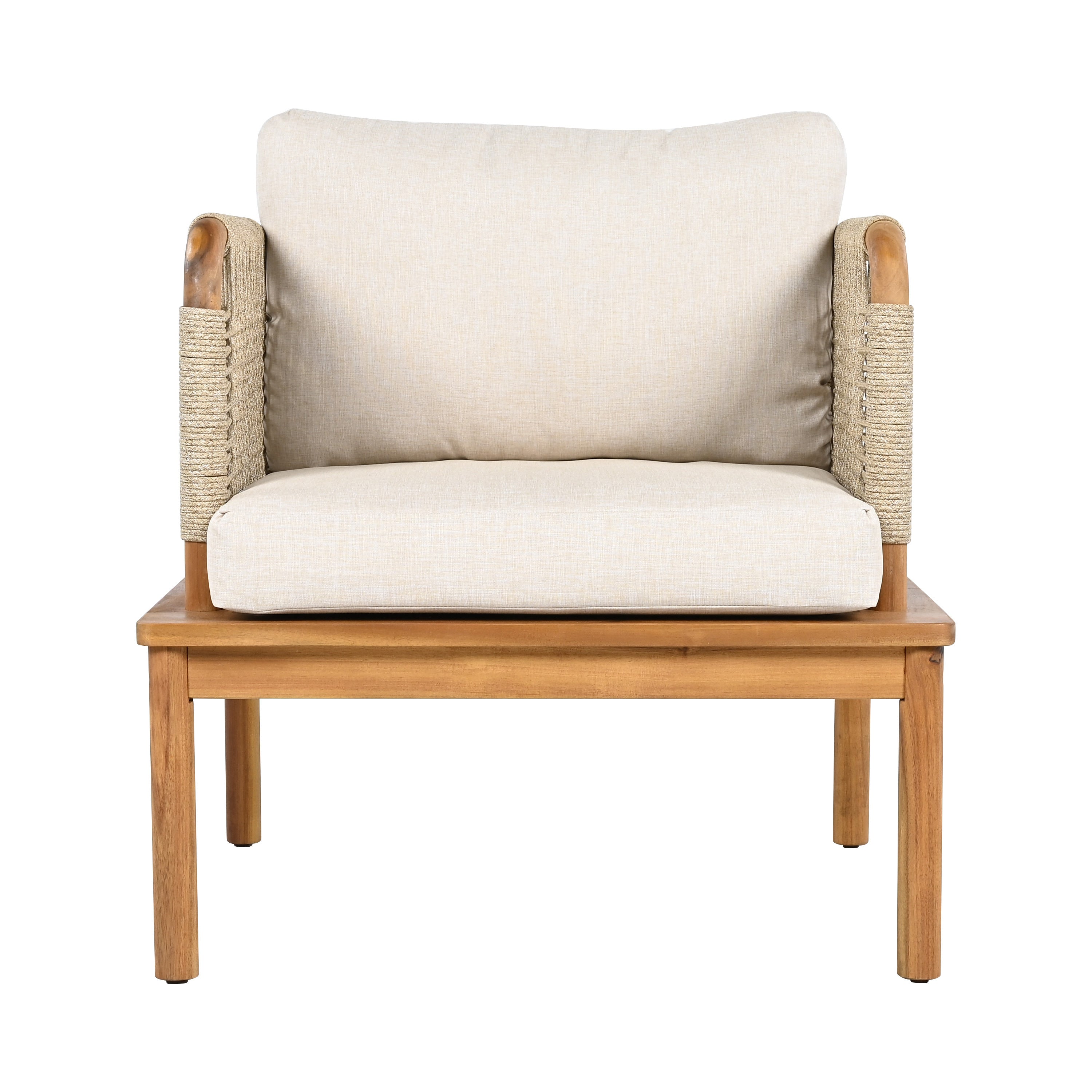 Outdoor Sofa Set Rope Detail 5-Piece