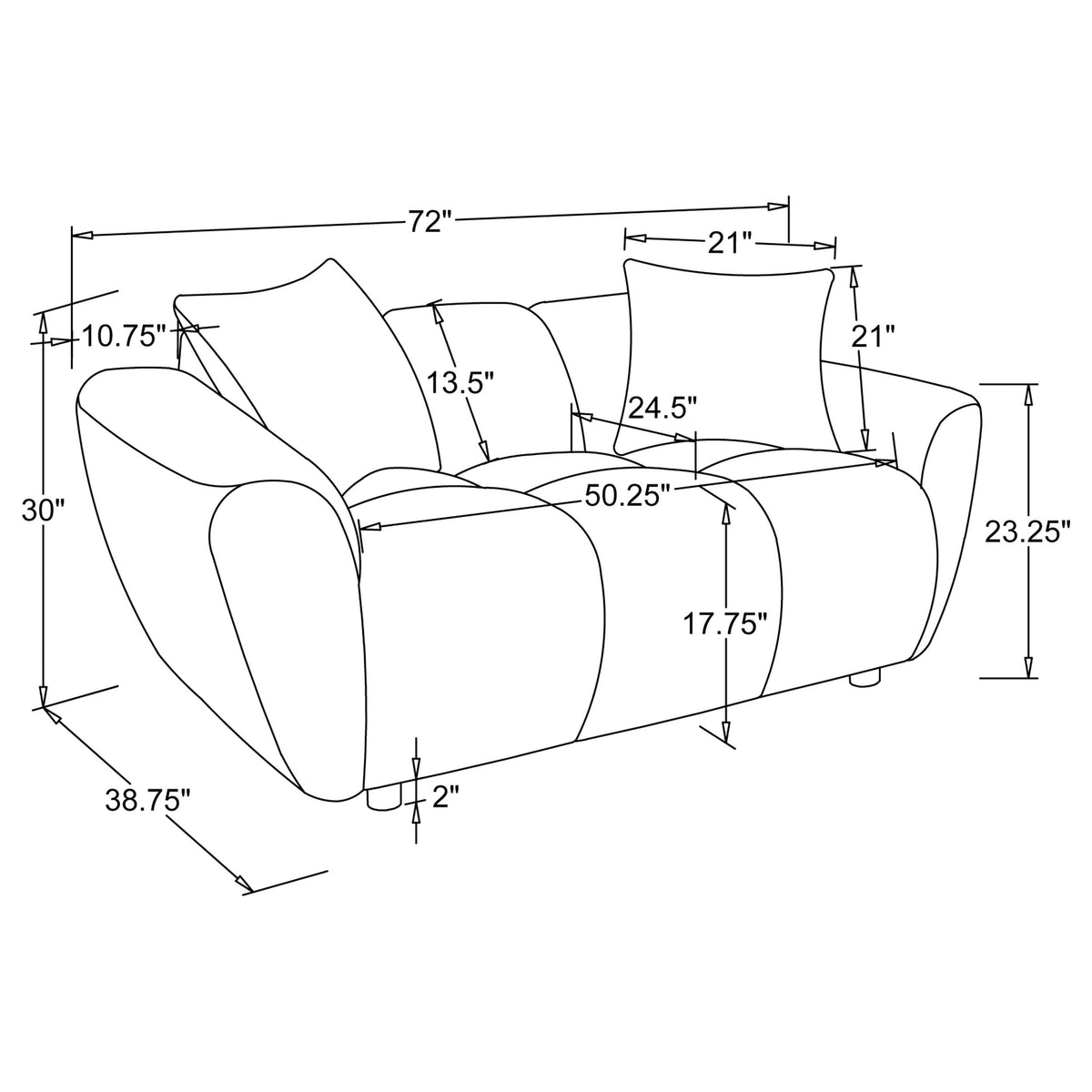 Destino Stationary Sofa Sets