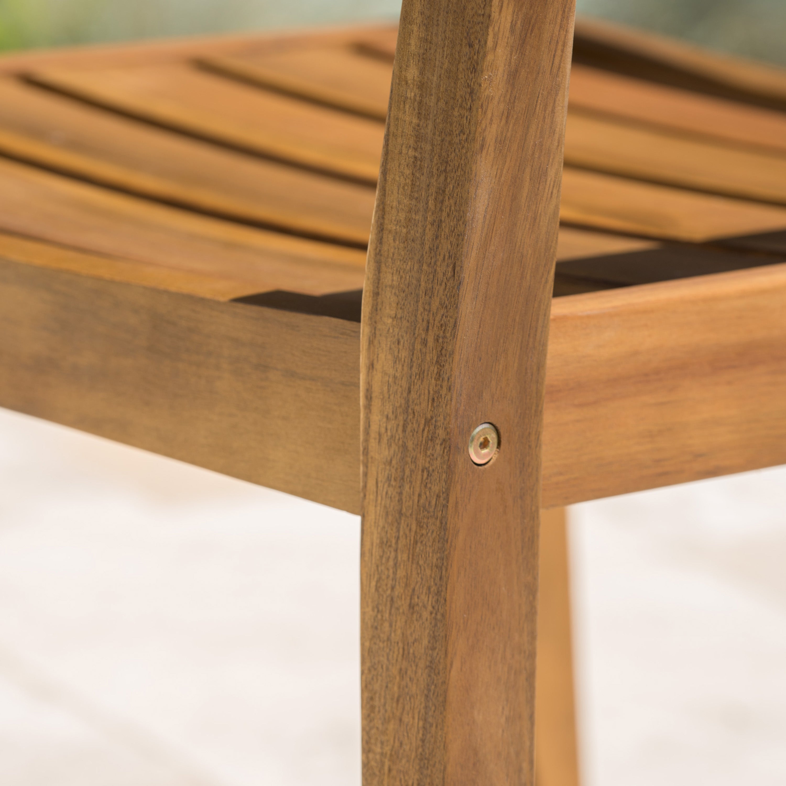 Stamford Outdoor Dining Chair Set Acacia Wood - Teak