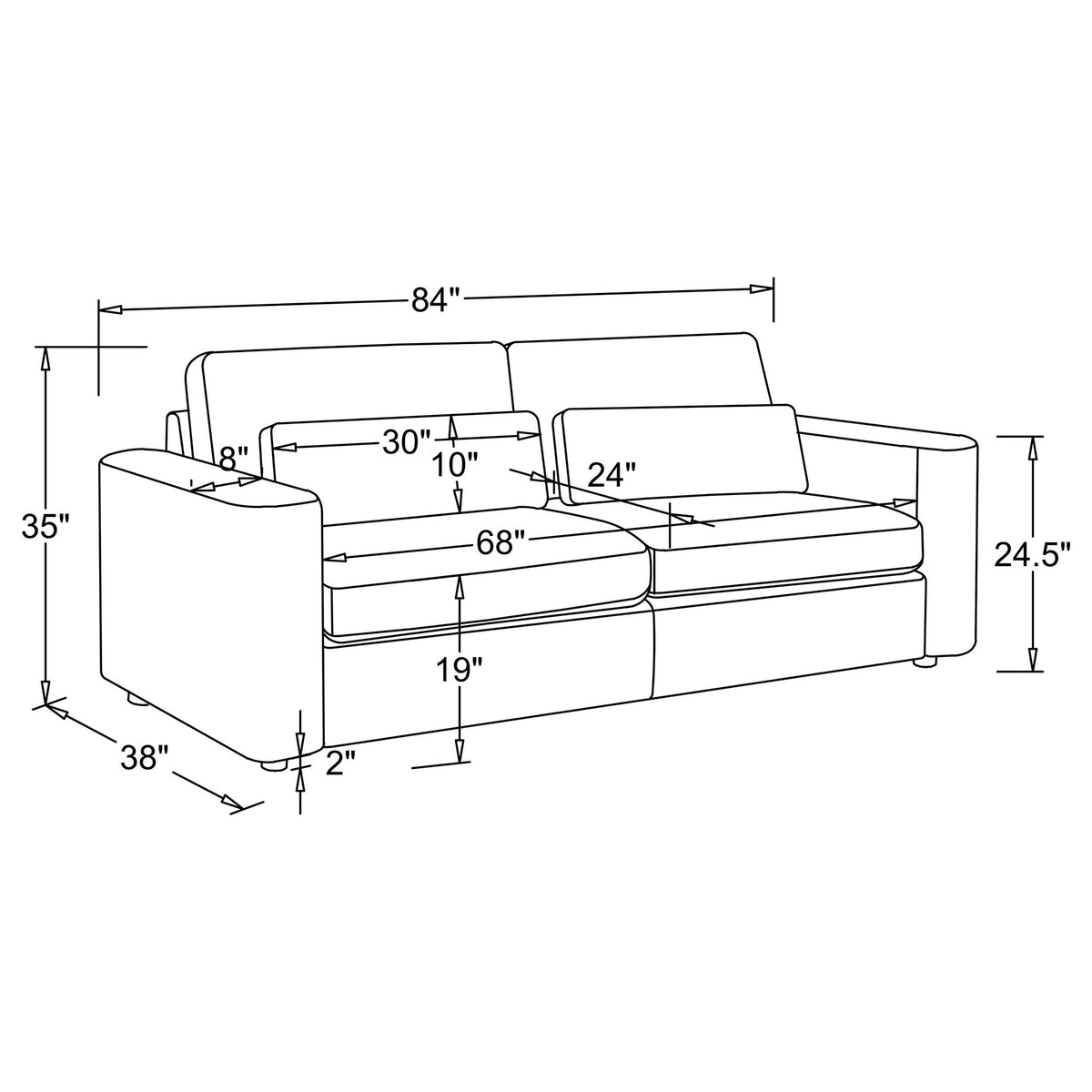Amador Stationary Sofa Sets