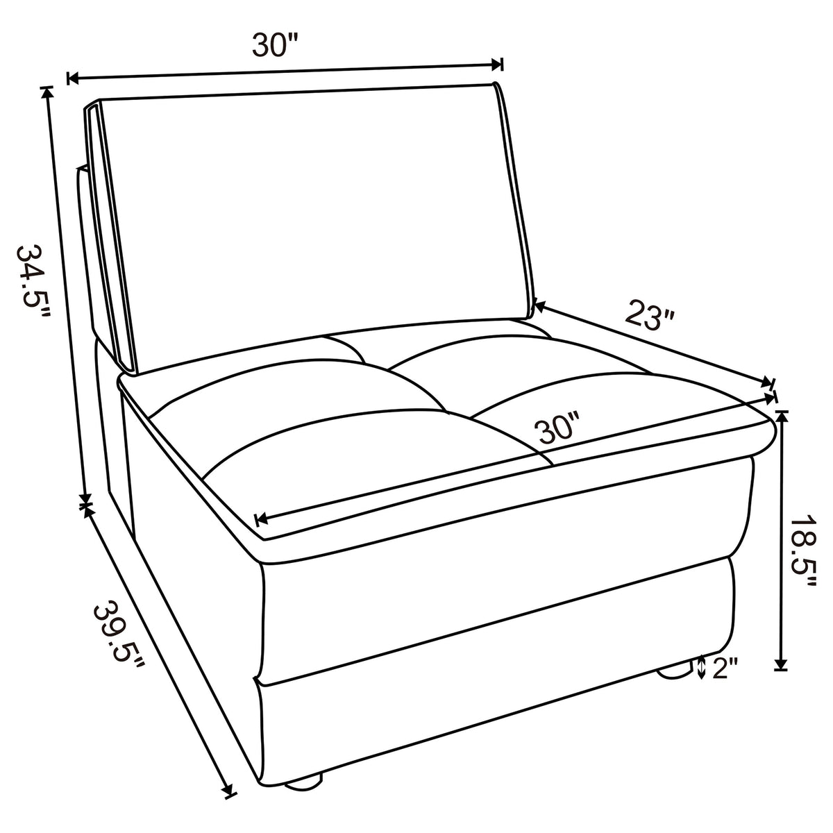 Atlantic Modular Sectional Components