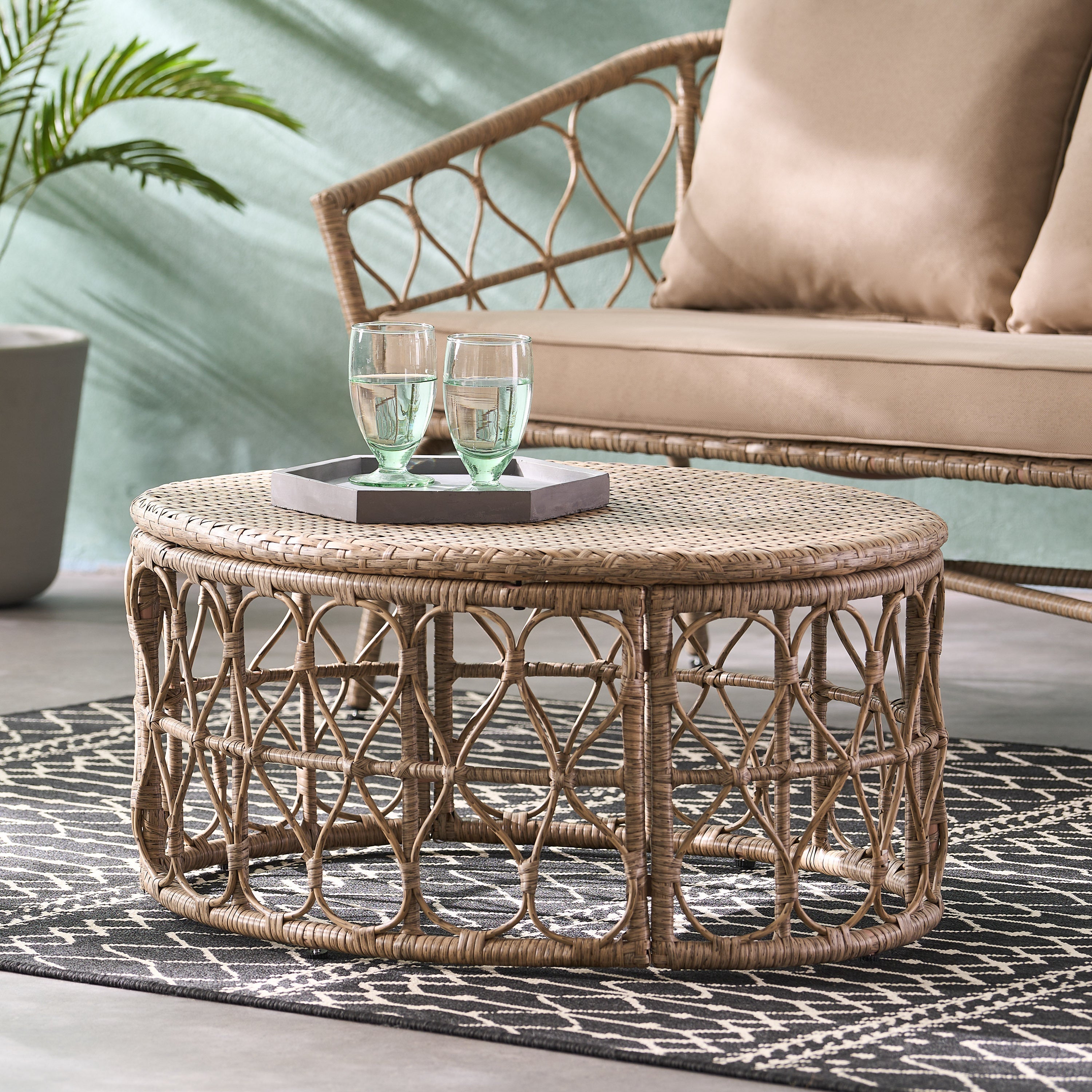 Bruce Outdoor Coffee Table Patio Accent