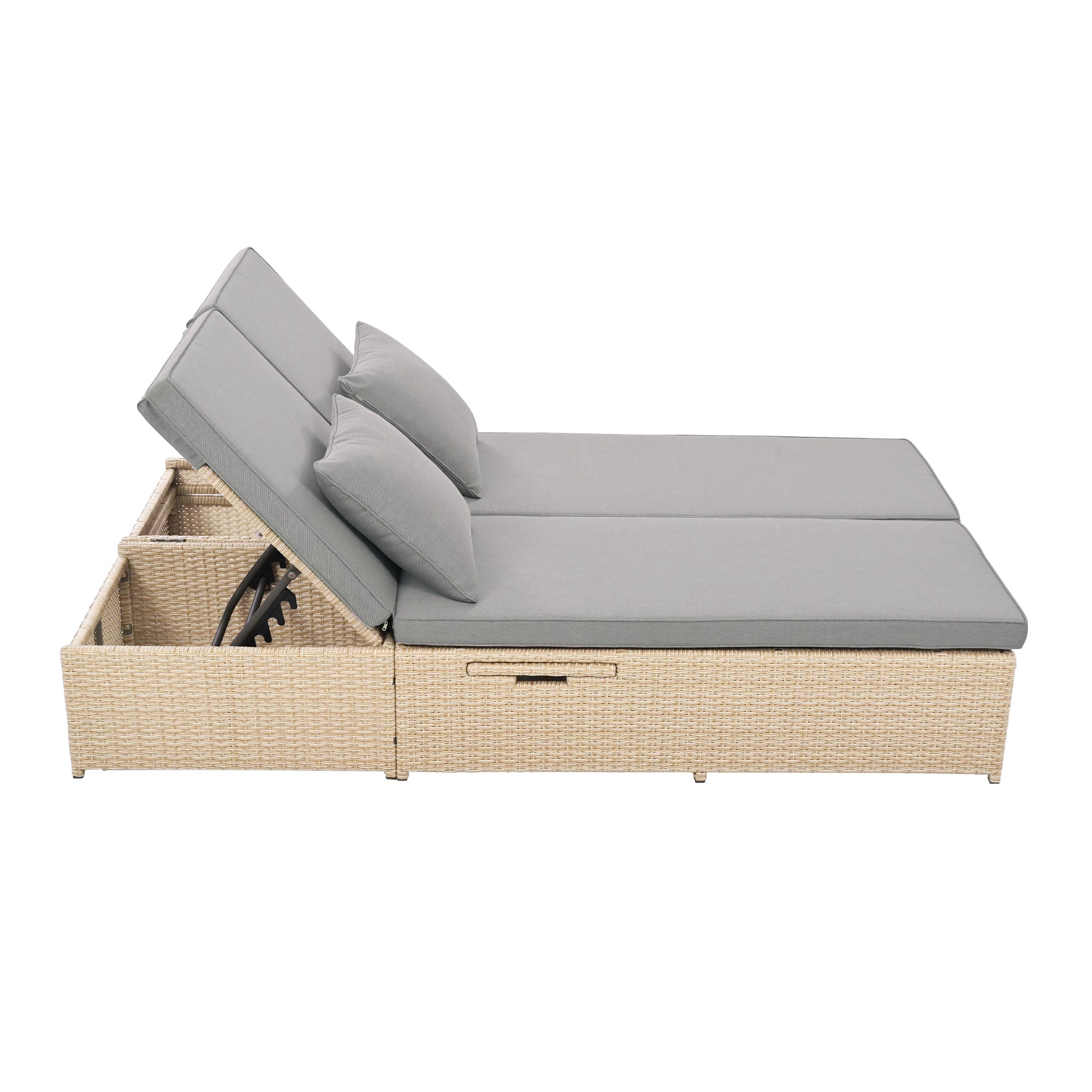 Topmax Outdoor Furniture Adjustable Back - Brown