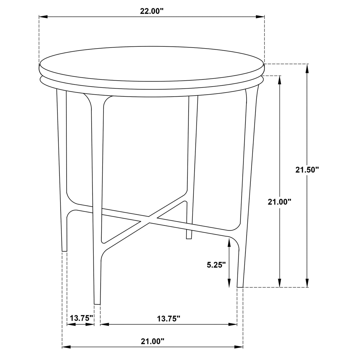 Hermas End & Side Tables