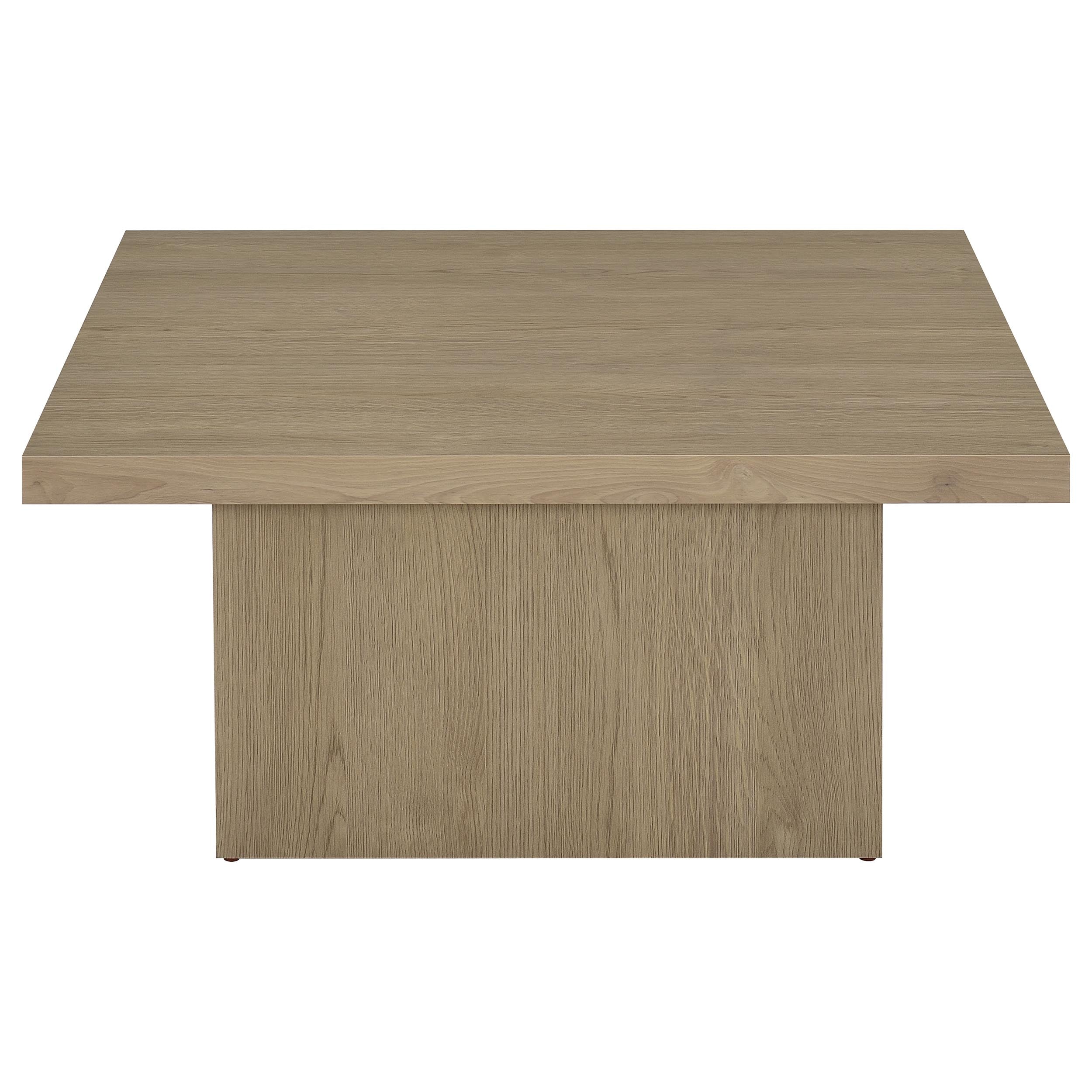 Devar Square Engineered Wood Cocktail Latte Coffee Table