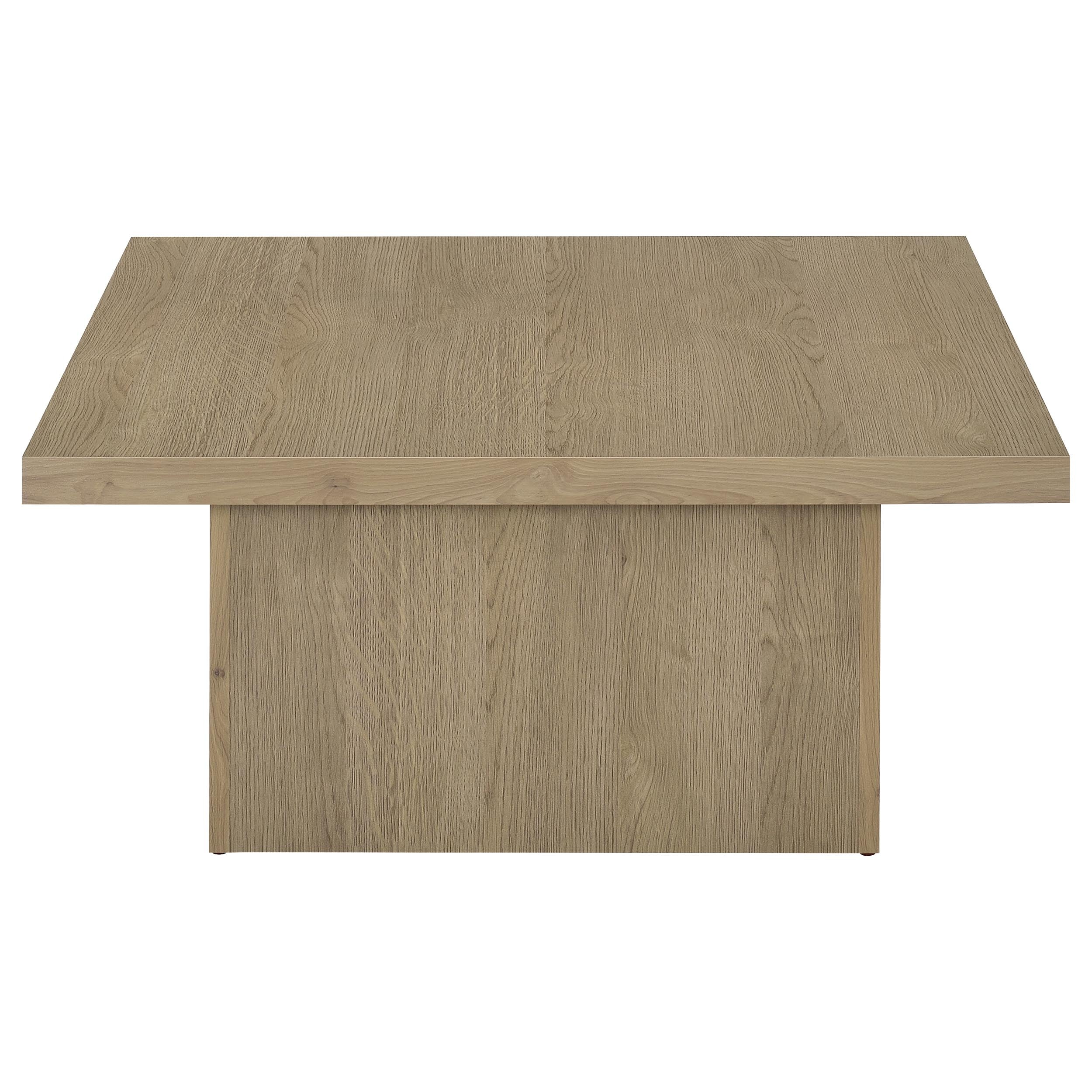 Devar Square Engineered Wood Cocktail Latte Coffee Table