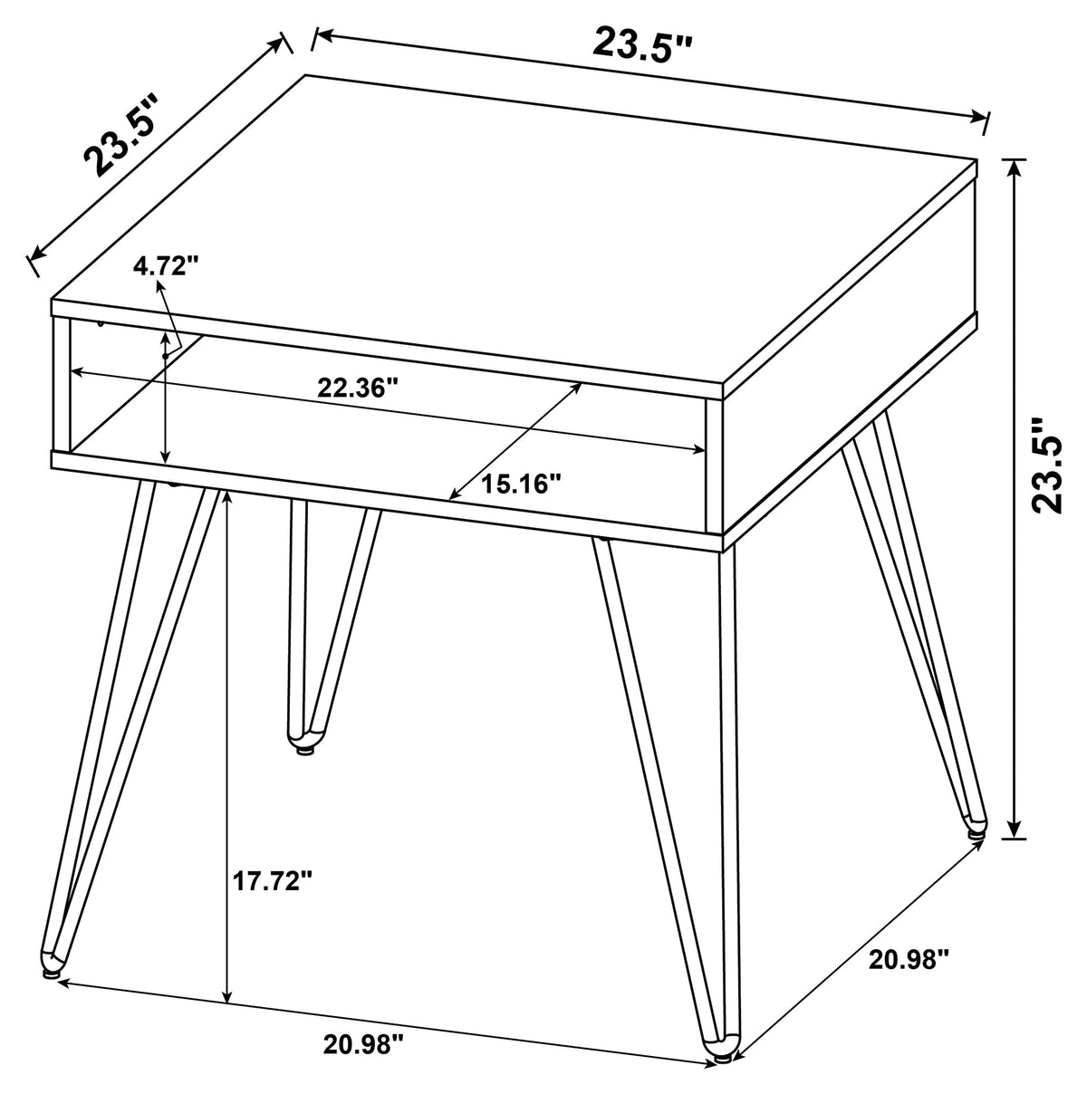 Fanning End & Side Tables