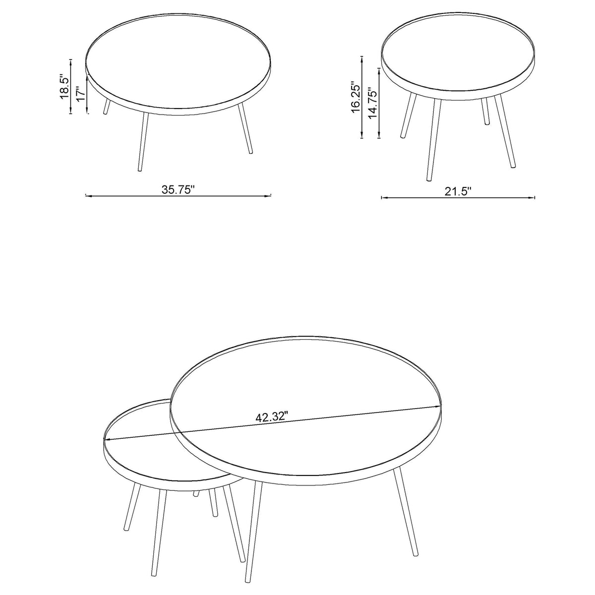 Kaelyn Coffee Table Sets
