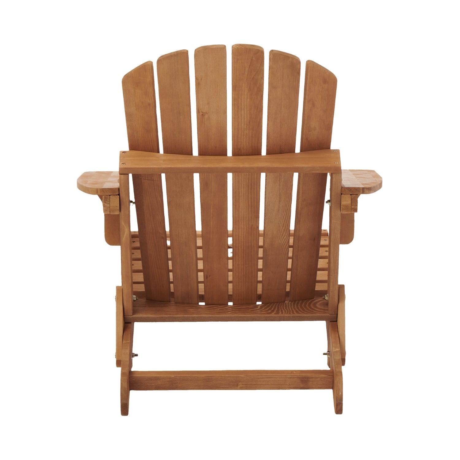 Oversize Outdoor Adirondack Chair Folding Design - Light Brown
