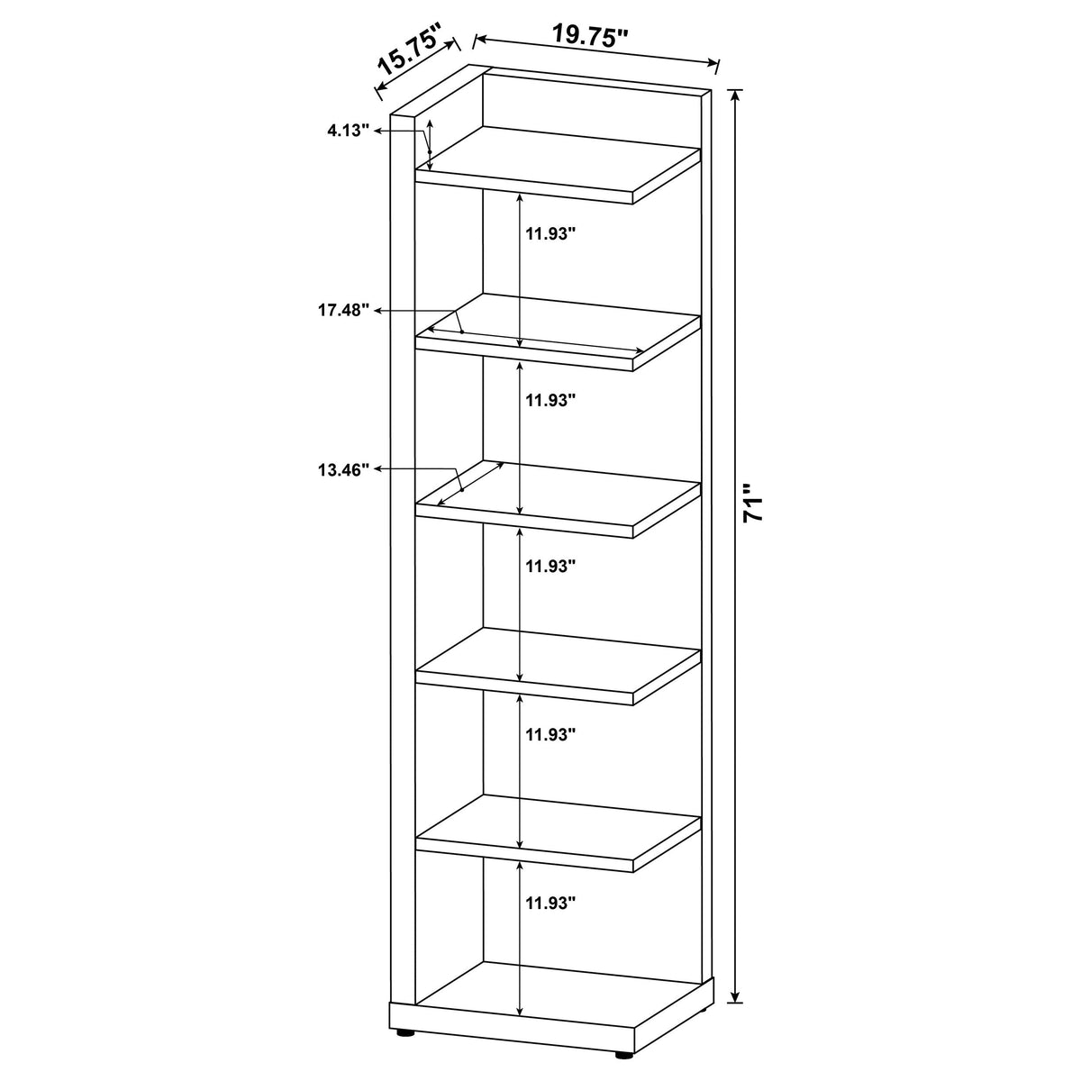 Alder Bookcases