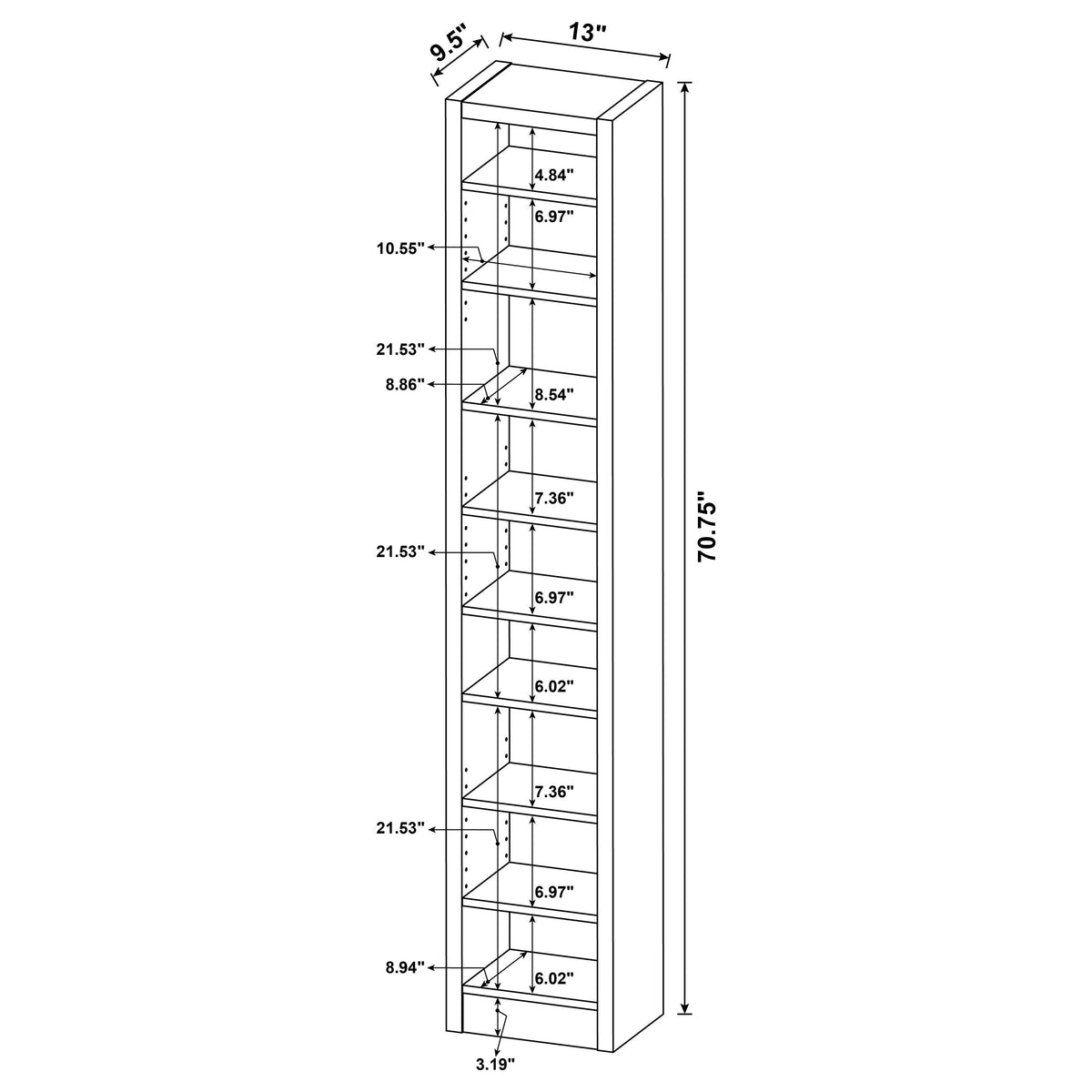 Eliam Bookcases