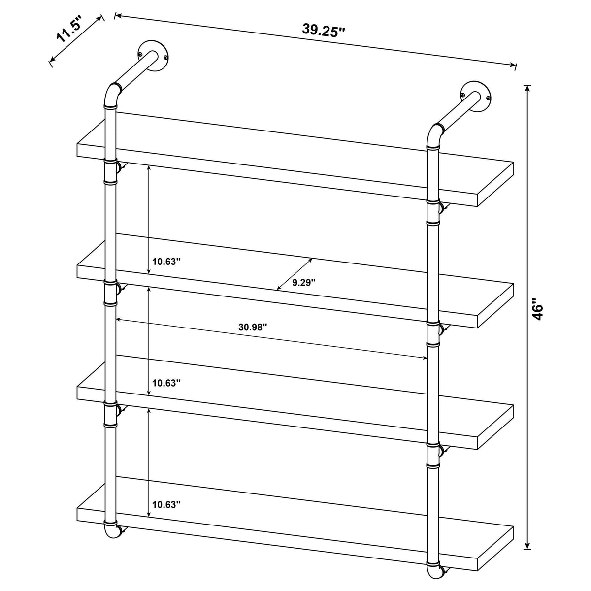 Elmcrest Wall Shelves