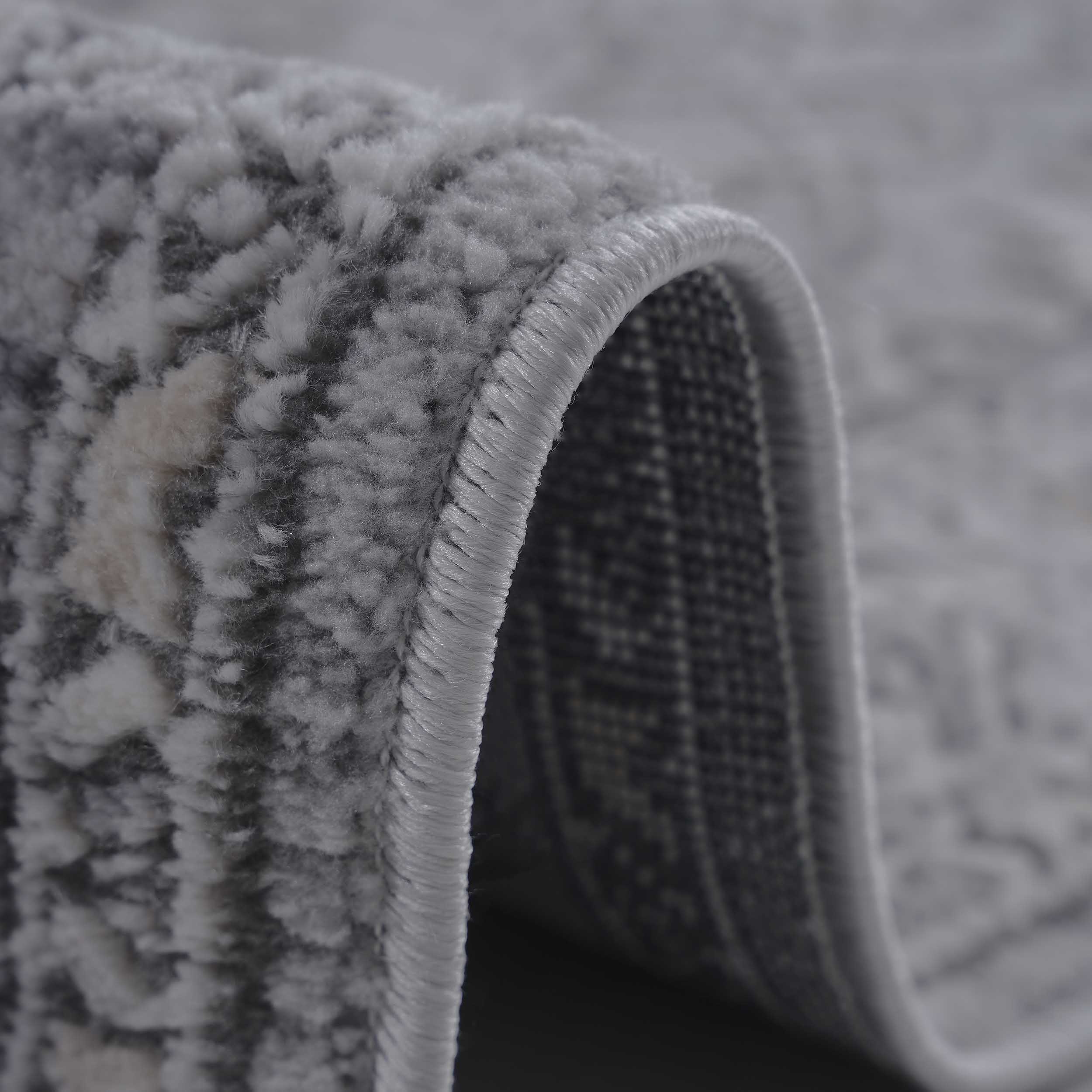 Marfi Ivory-Grey Runner Rug 2'2'' x 8'
