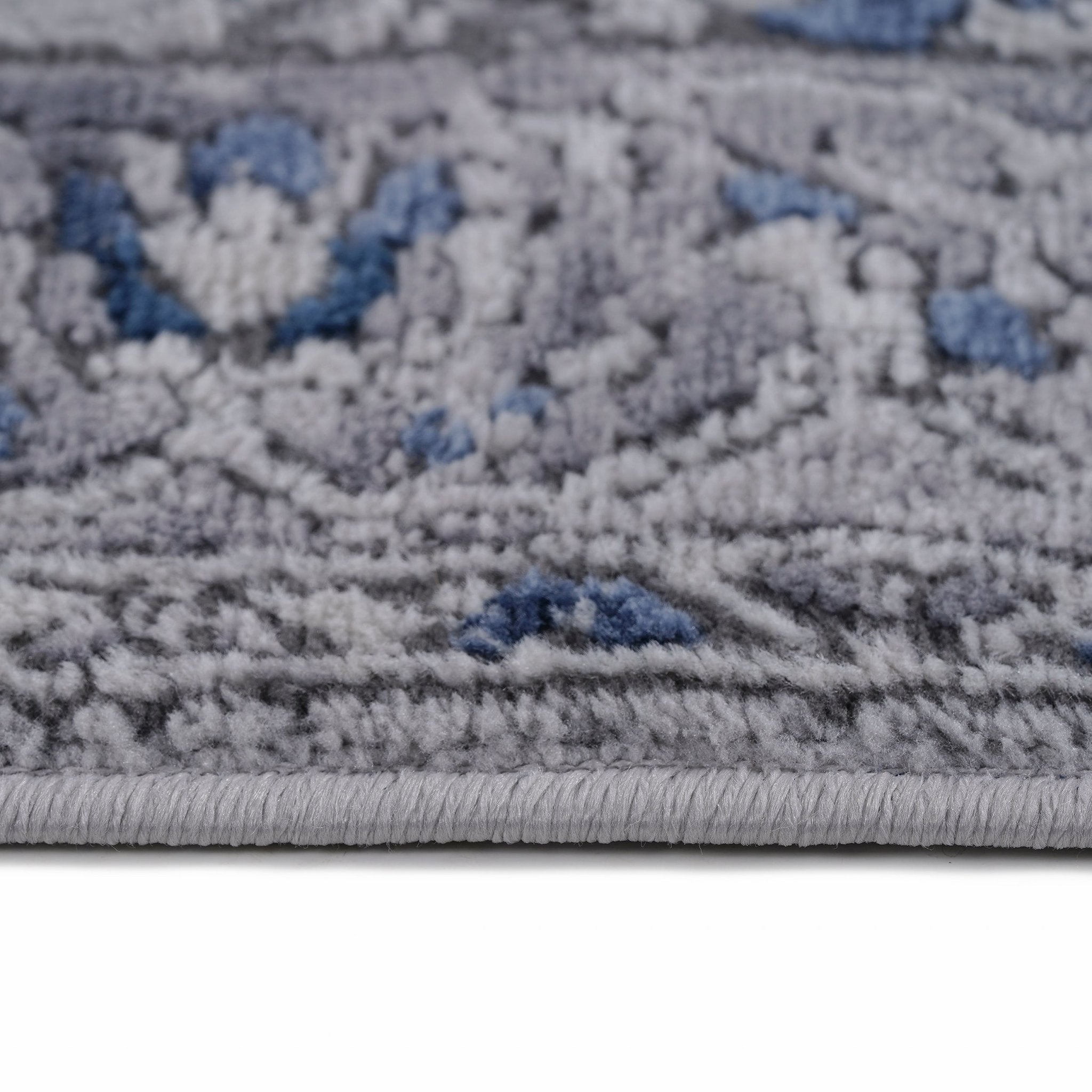 Marfi Grey-Blue Runner Rug 2'2'' x 8'