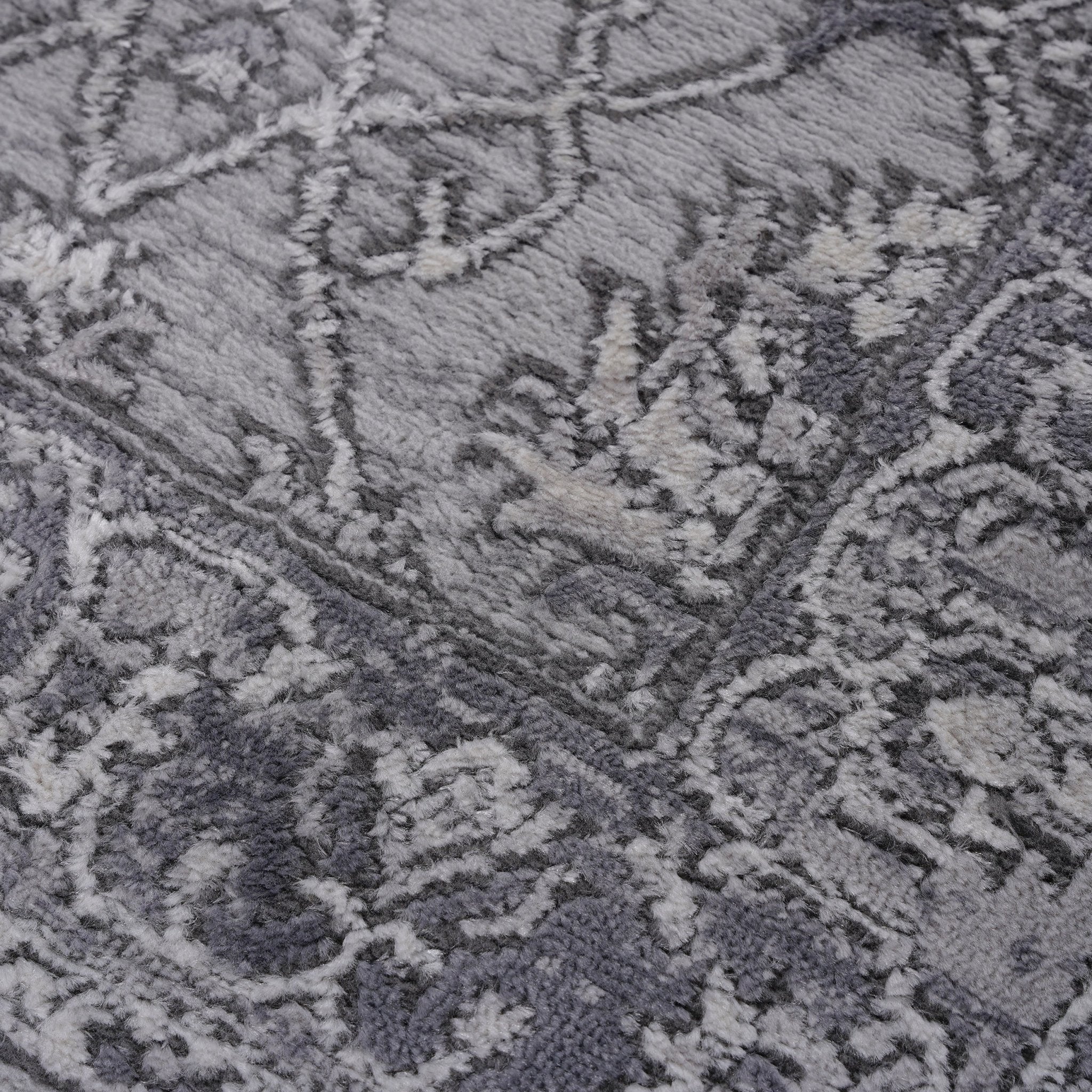 Marfi Grey Runner Carpet Size 2'2'' x 8'