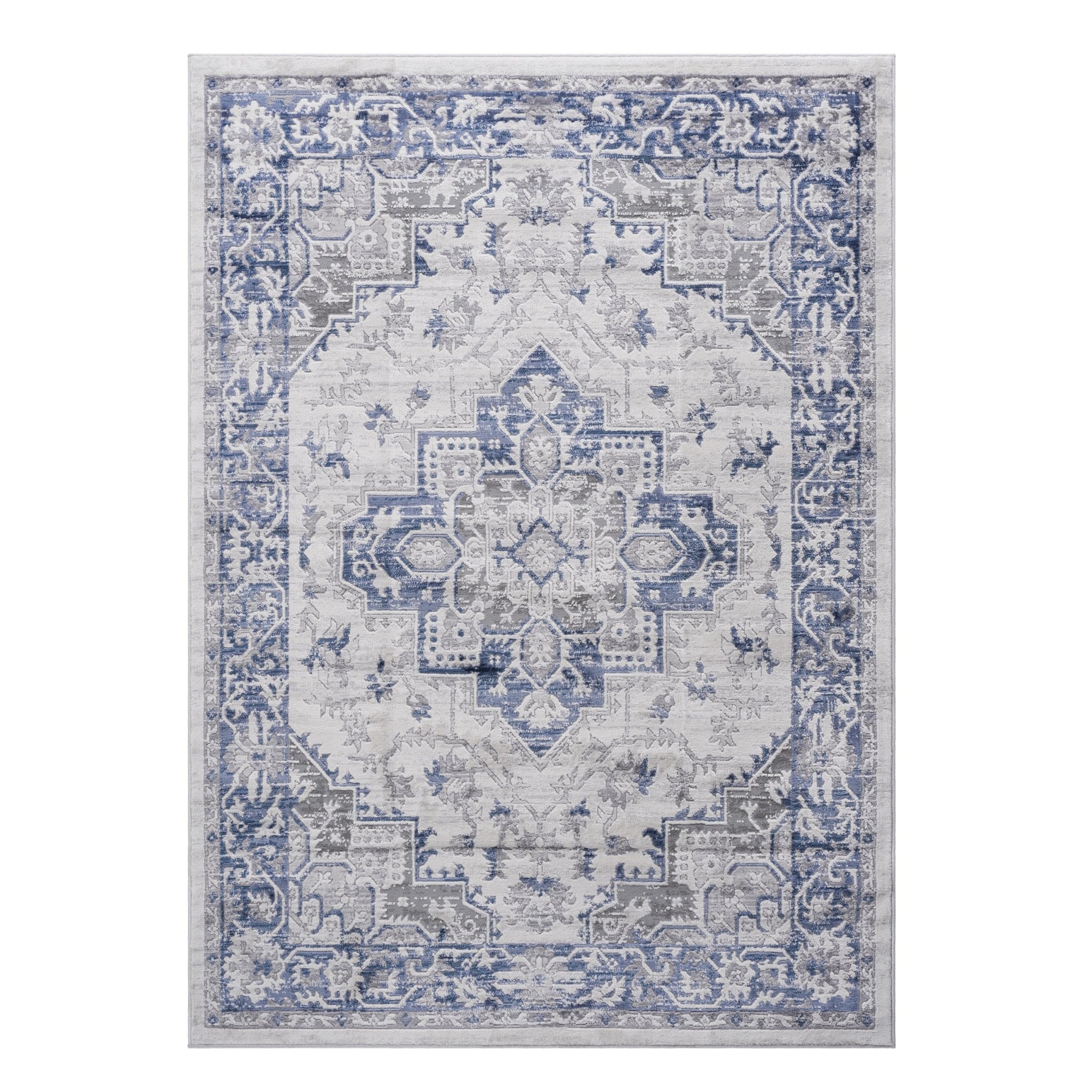 Marfi Blue - Grey Rug Size 6'7'' x 9'