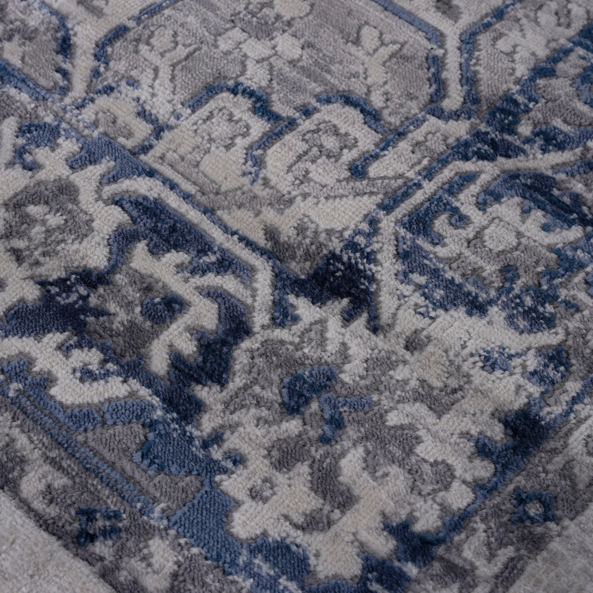 Marfi Blue - Grey Rug Size 6'7'' x 9'