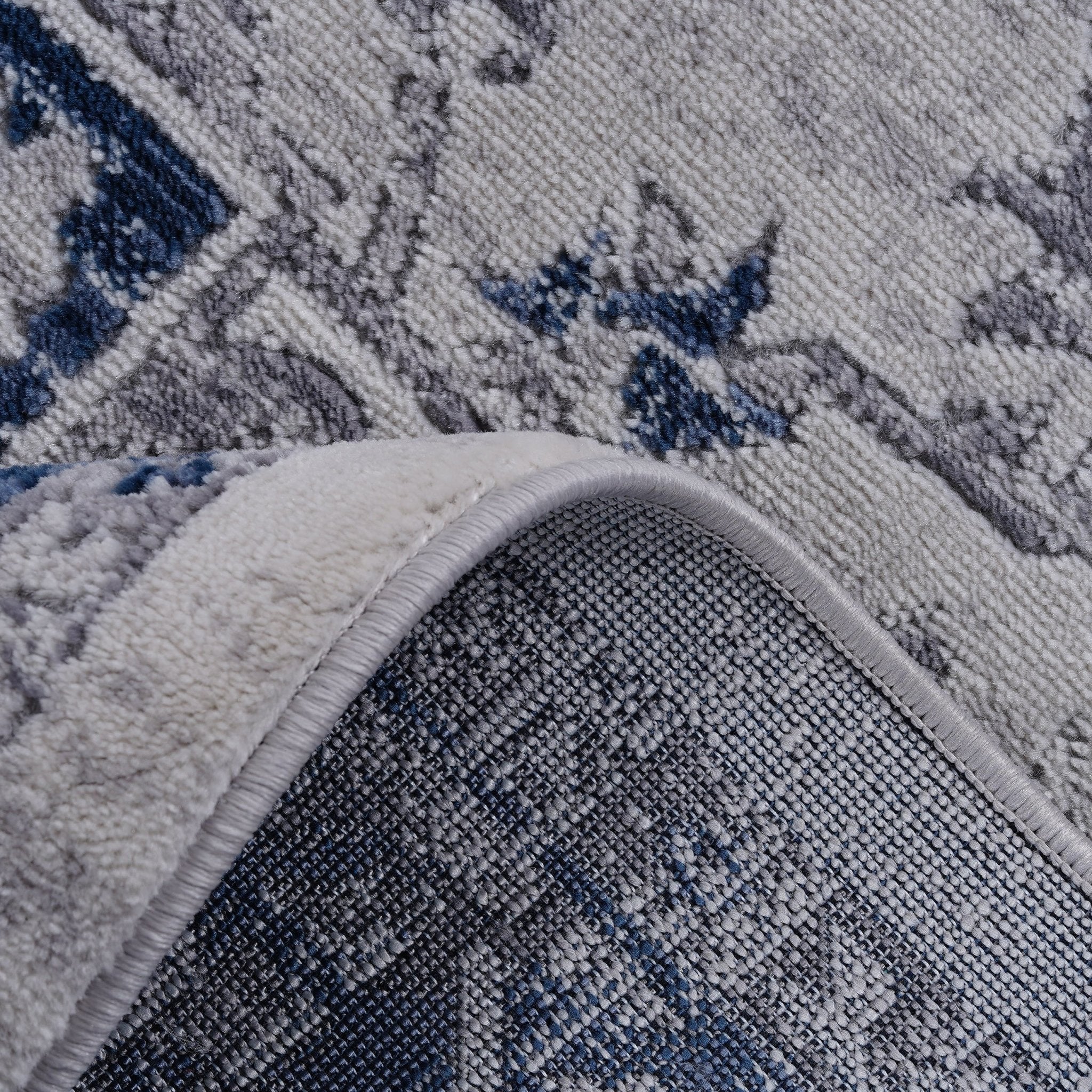 Marfi Blue - Grey Rug Size 6'7'' x 9'