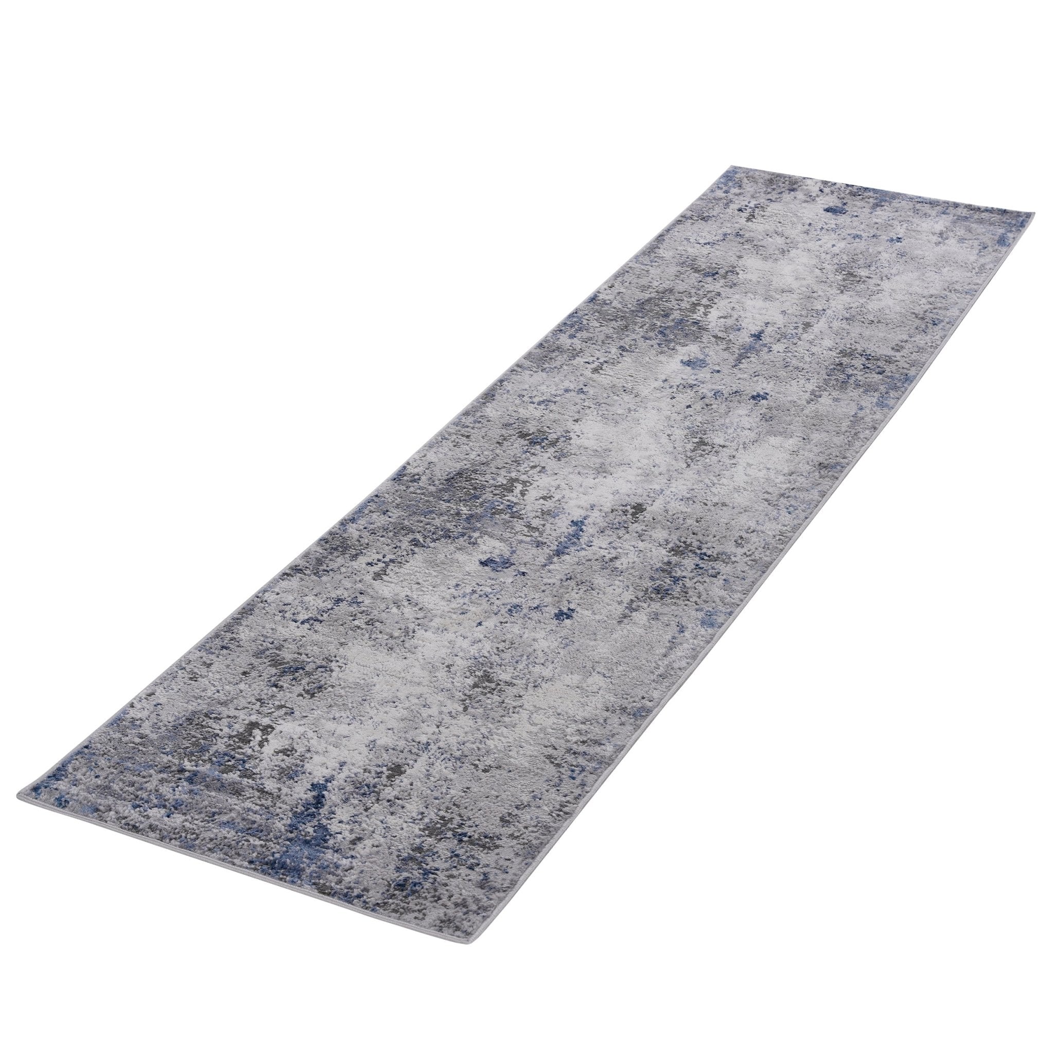 Marfi Silver-Blue Runner Rug Size 2'2'' x 8'
