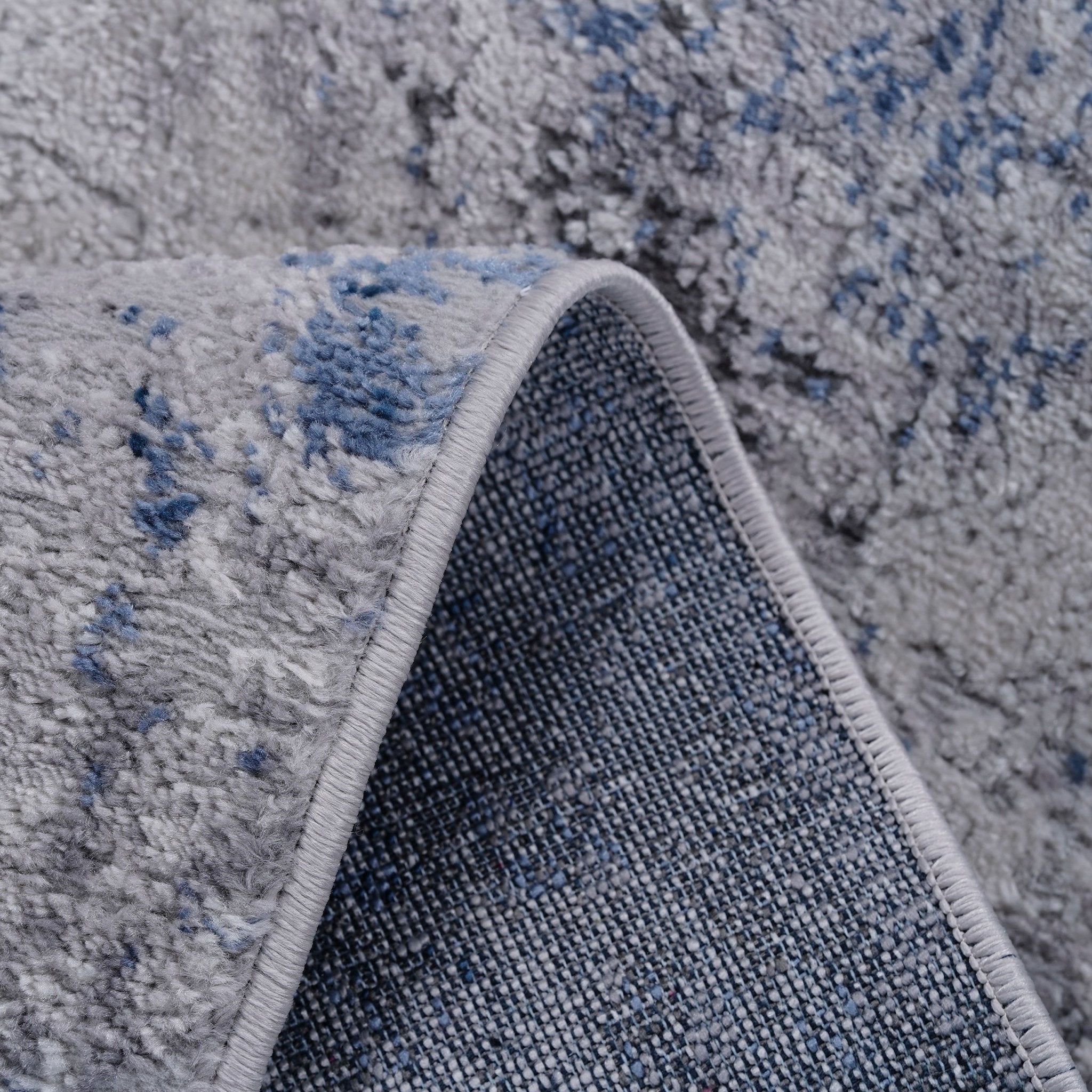 Marfi Silver-Blue Runner Rug Size 2'2'' x 8'