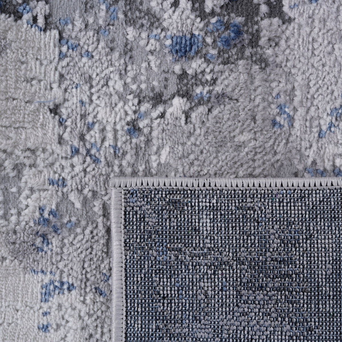 Marfi Silver-Blue Rug Size 6'7'' x 9'