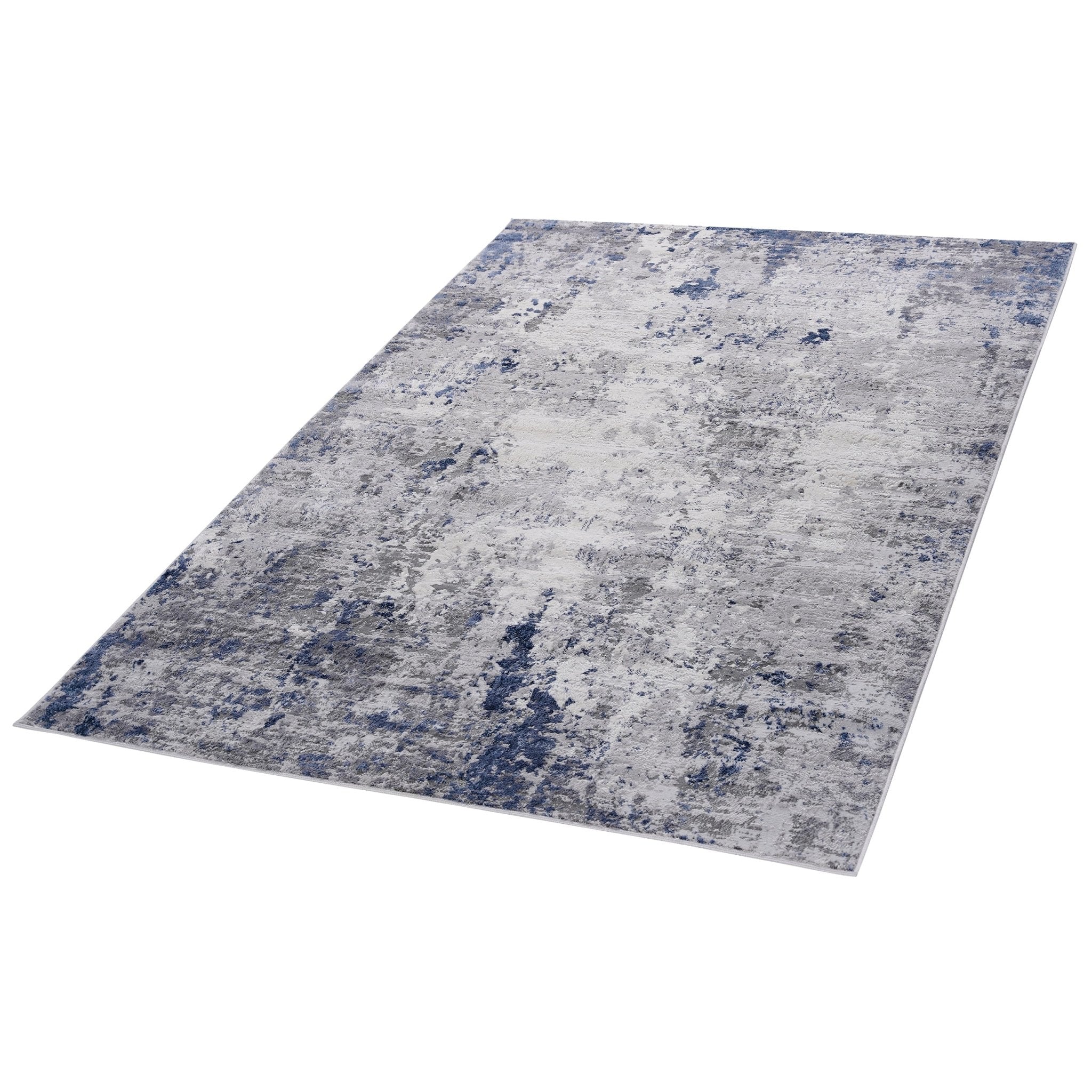 Marfi Silver-Blue Rug Size 5'3'' x 7'6"
